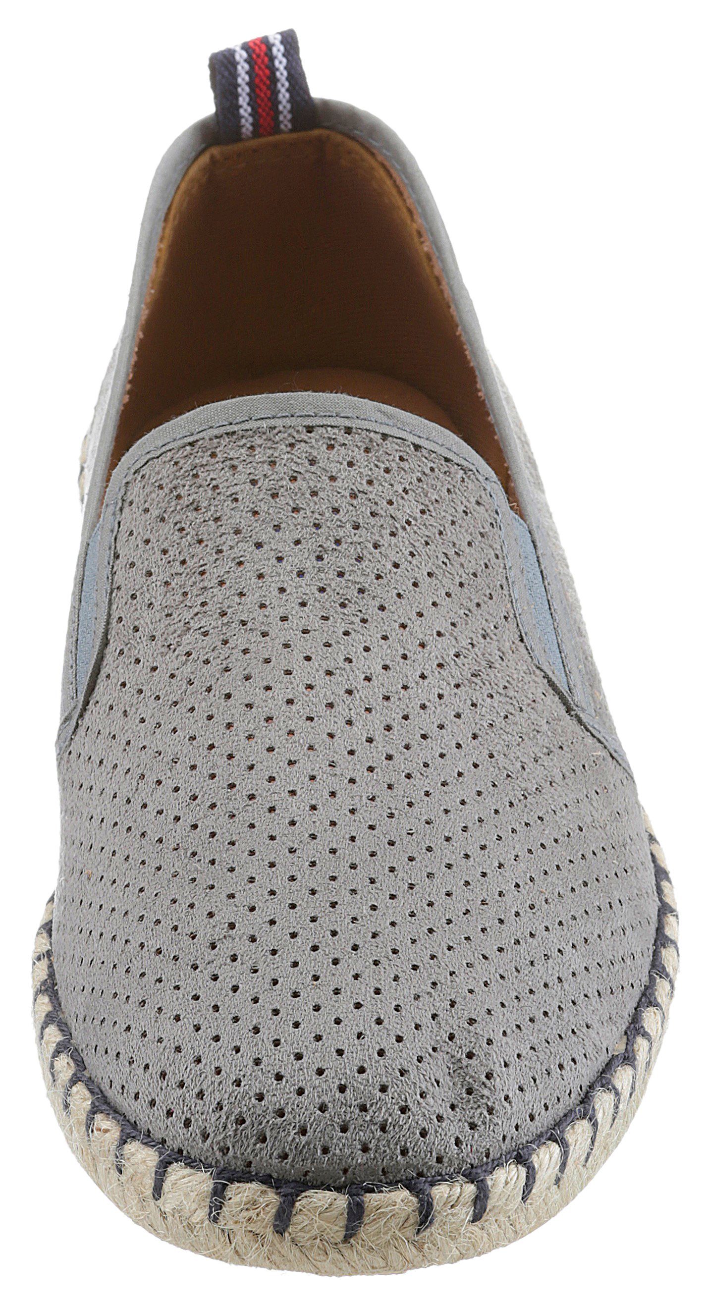 VERBENAS Espadrilles Tom Pacific , loafer, slip-on, zomerschoen, strandschoen met stretch inzetstukken