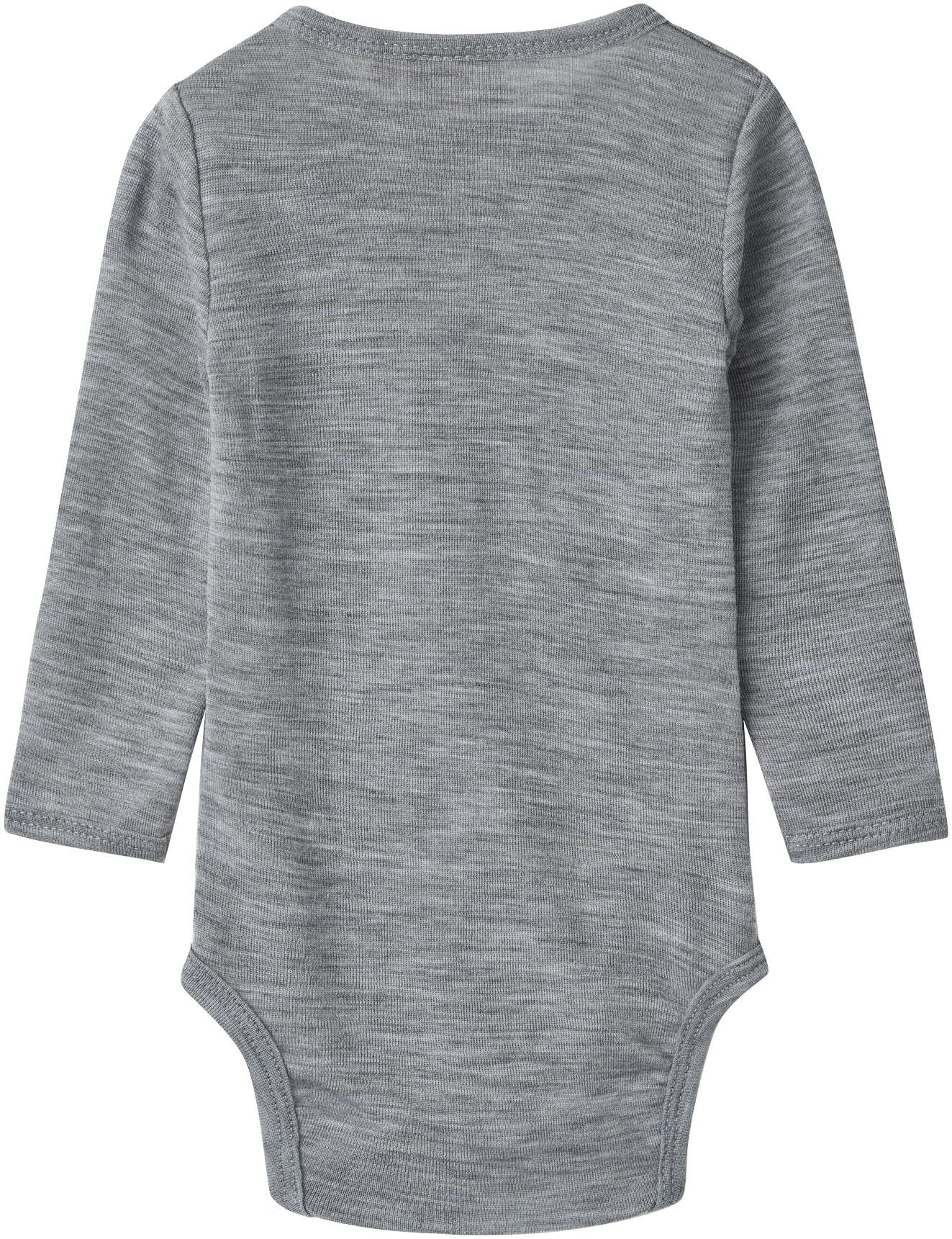 WHEAT Body met lange mouwen Wool Body L/S Lucca van zuivere merinoswol
