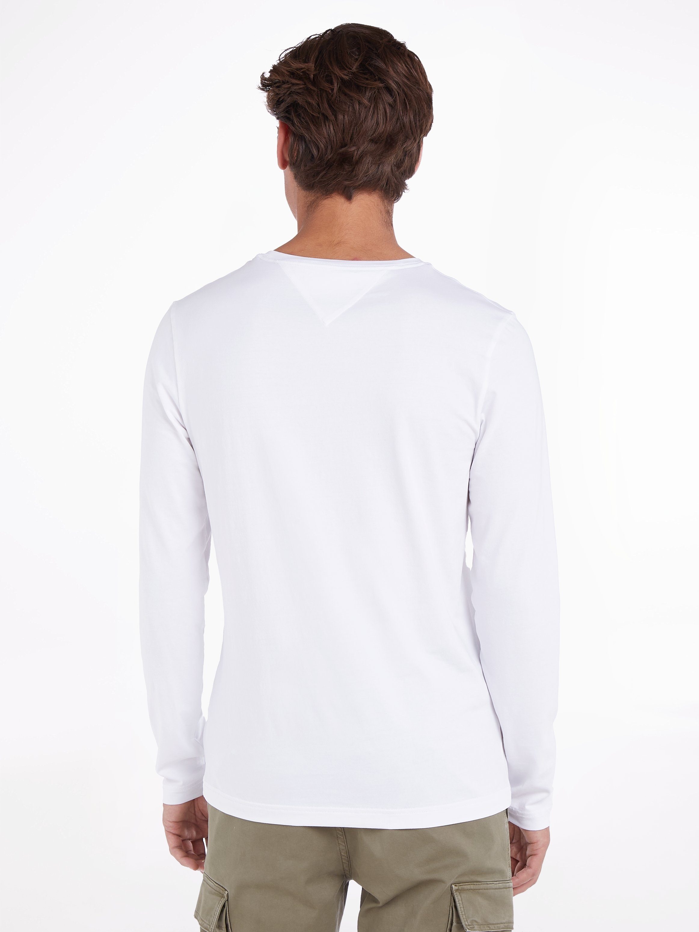 Tommy Hilfiger Shirt met lange mouwen STRETCH SLIM FIT LONG SLEEVE