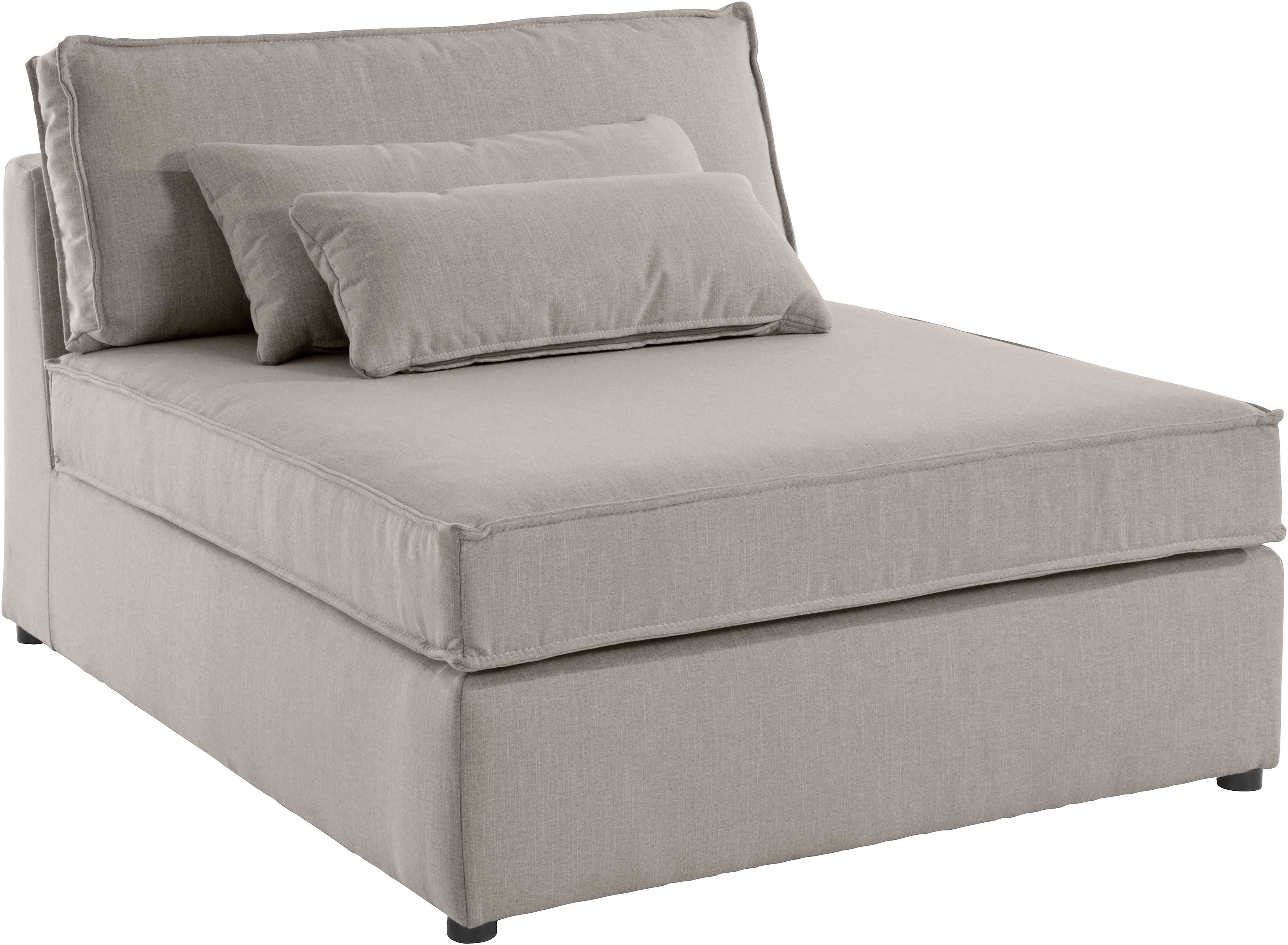 RAUM.ID Bank-middenelement Enid Deel van een modulaire bank, stevig zitcomfort, ook in breedribcord beige, modulaire banken, 100 cm