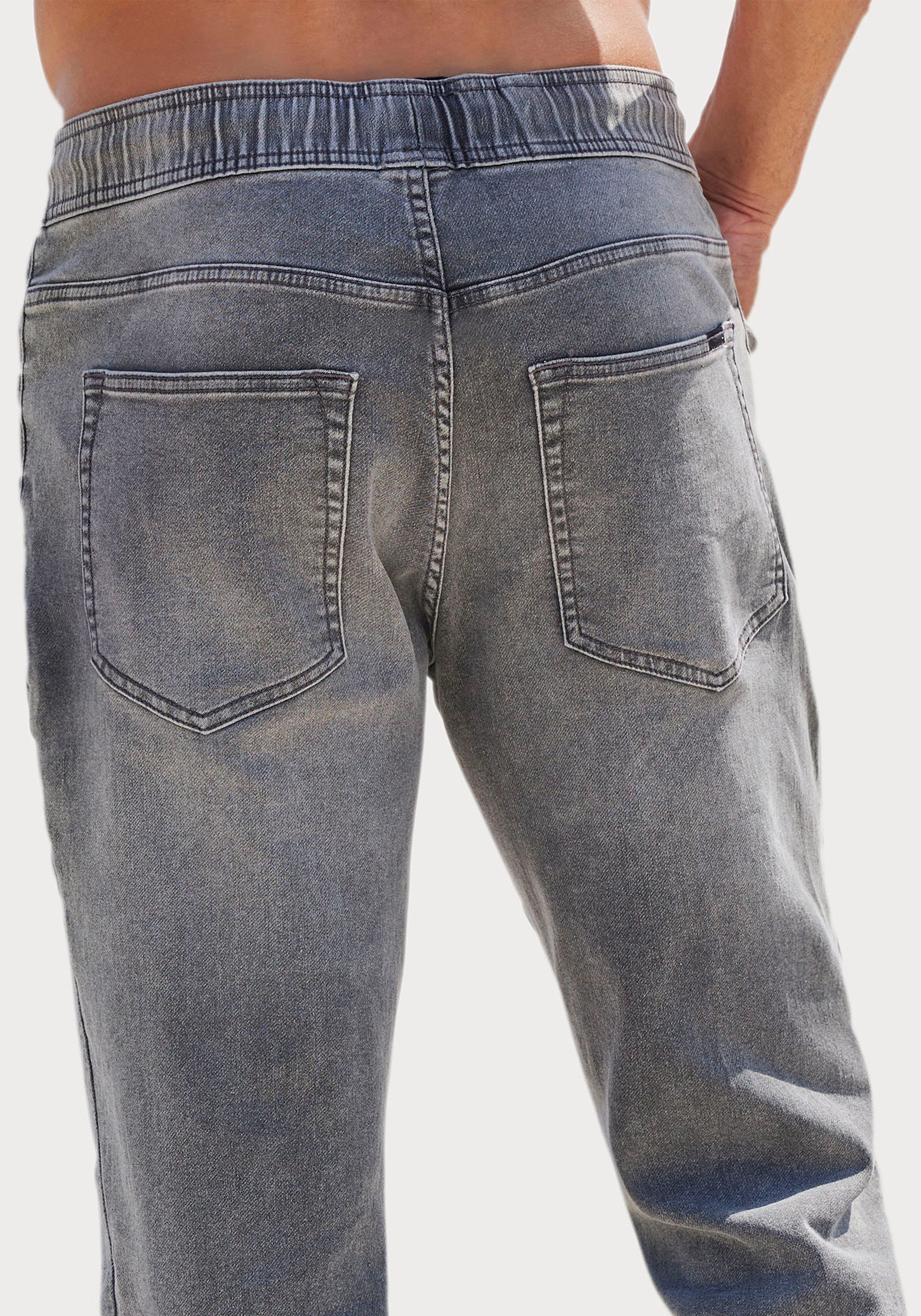 John Devin Joggingbroek Jogpants Joggpants met elastische band van zachte stretchkwaliteit