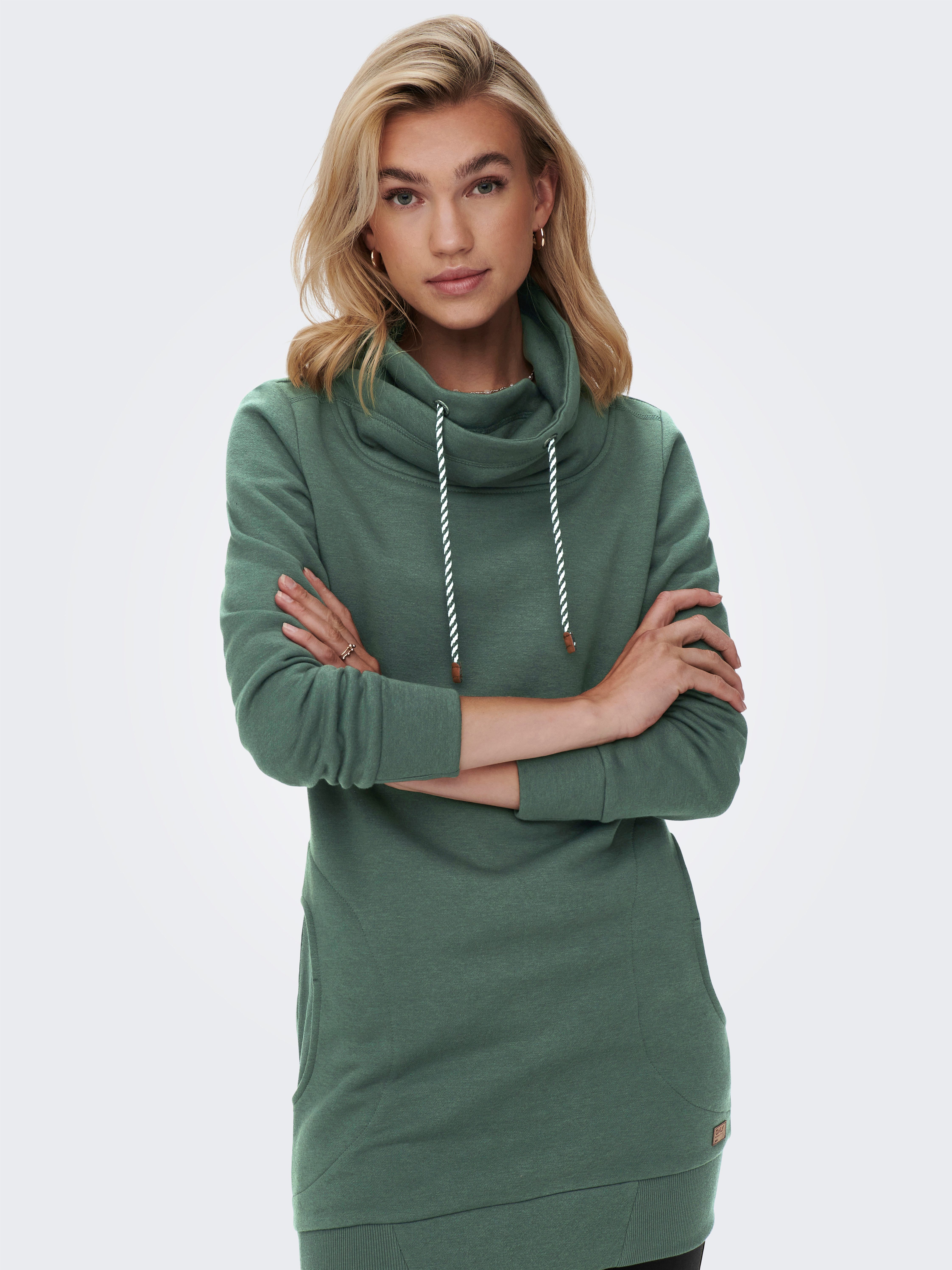 Only Sweatshirt ONLBETTE L/S LONG HIGH NECK SWT