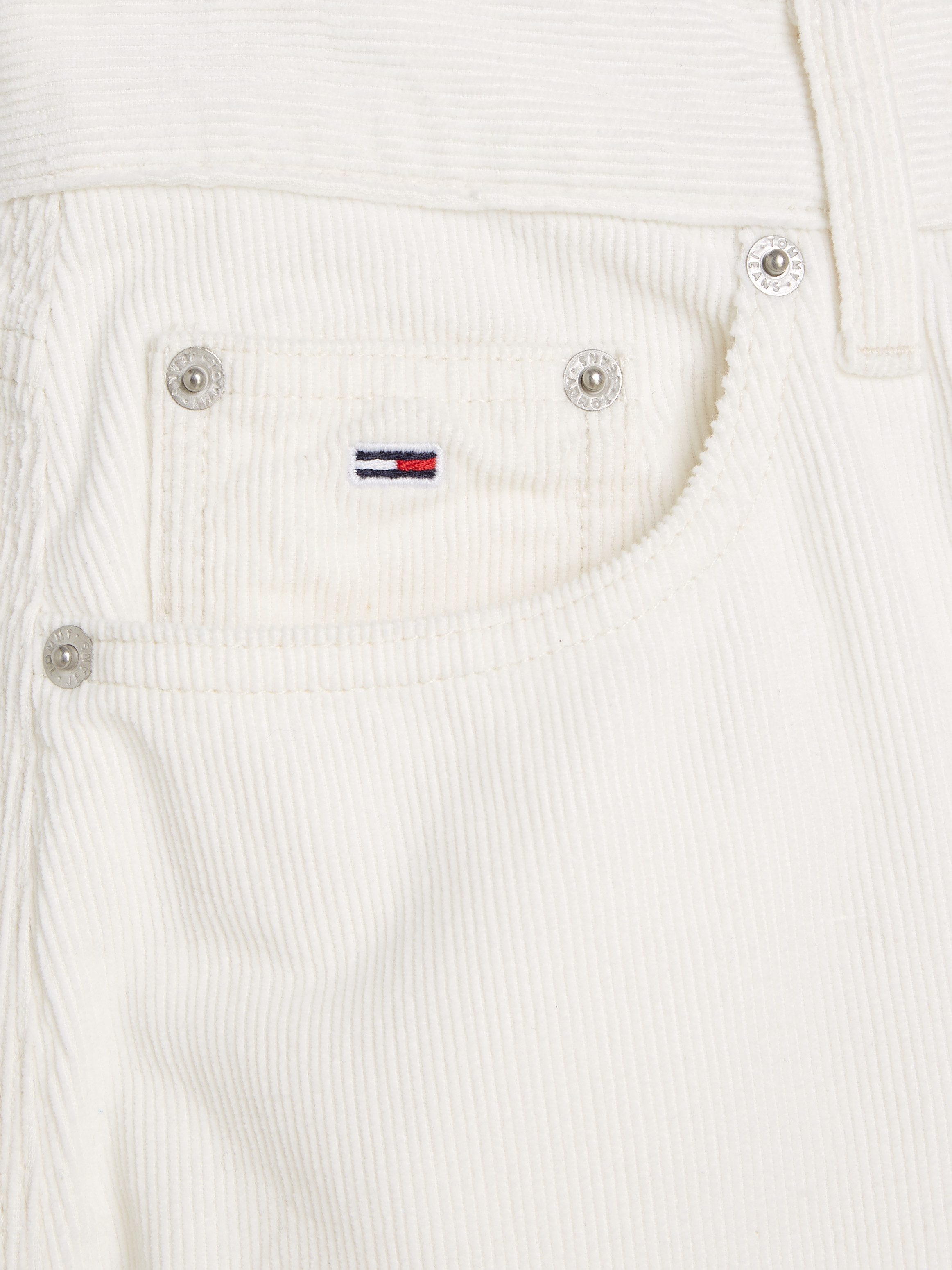 TOMMY JEANS Cordbroek TJW CLAIRE FINE CORD PANT van fijn cord, in 5-pocket-stijl