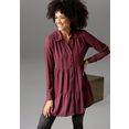aniston casual lange blouse met ruches rood