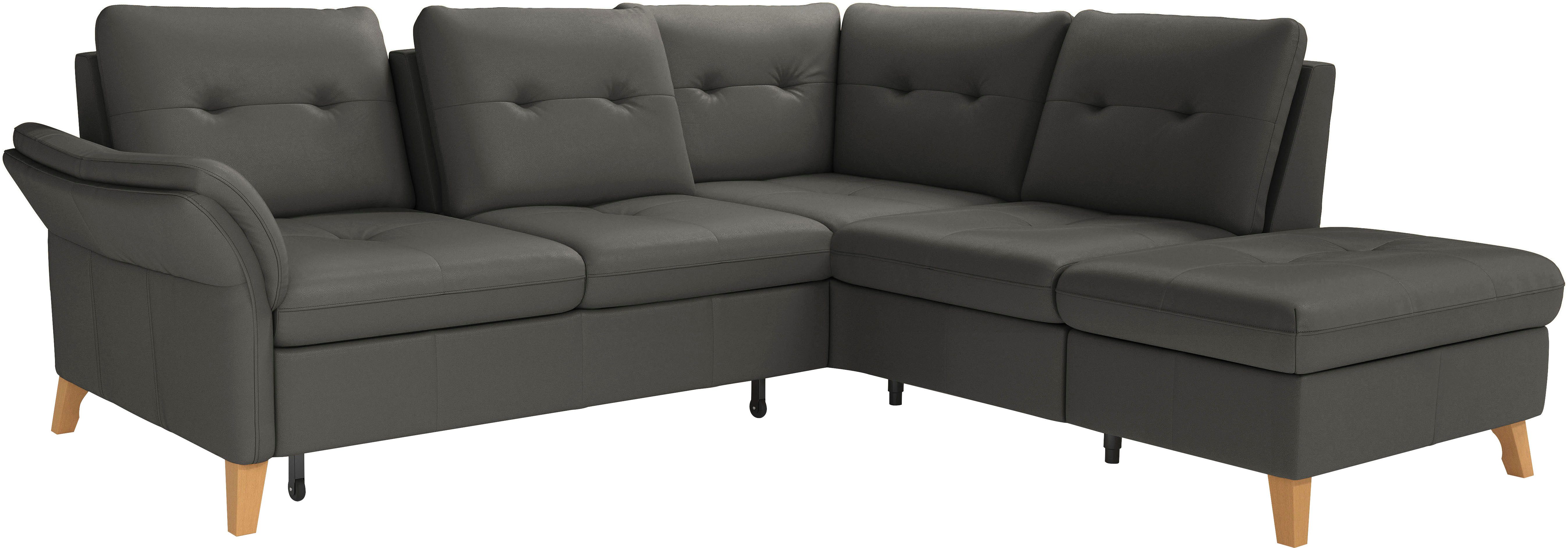 sit&more Hoekbank Göteborg inclusief zitdiepteverstelling, optioneel met bedfunctie & bedlade