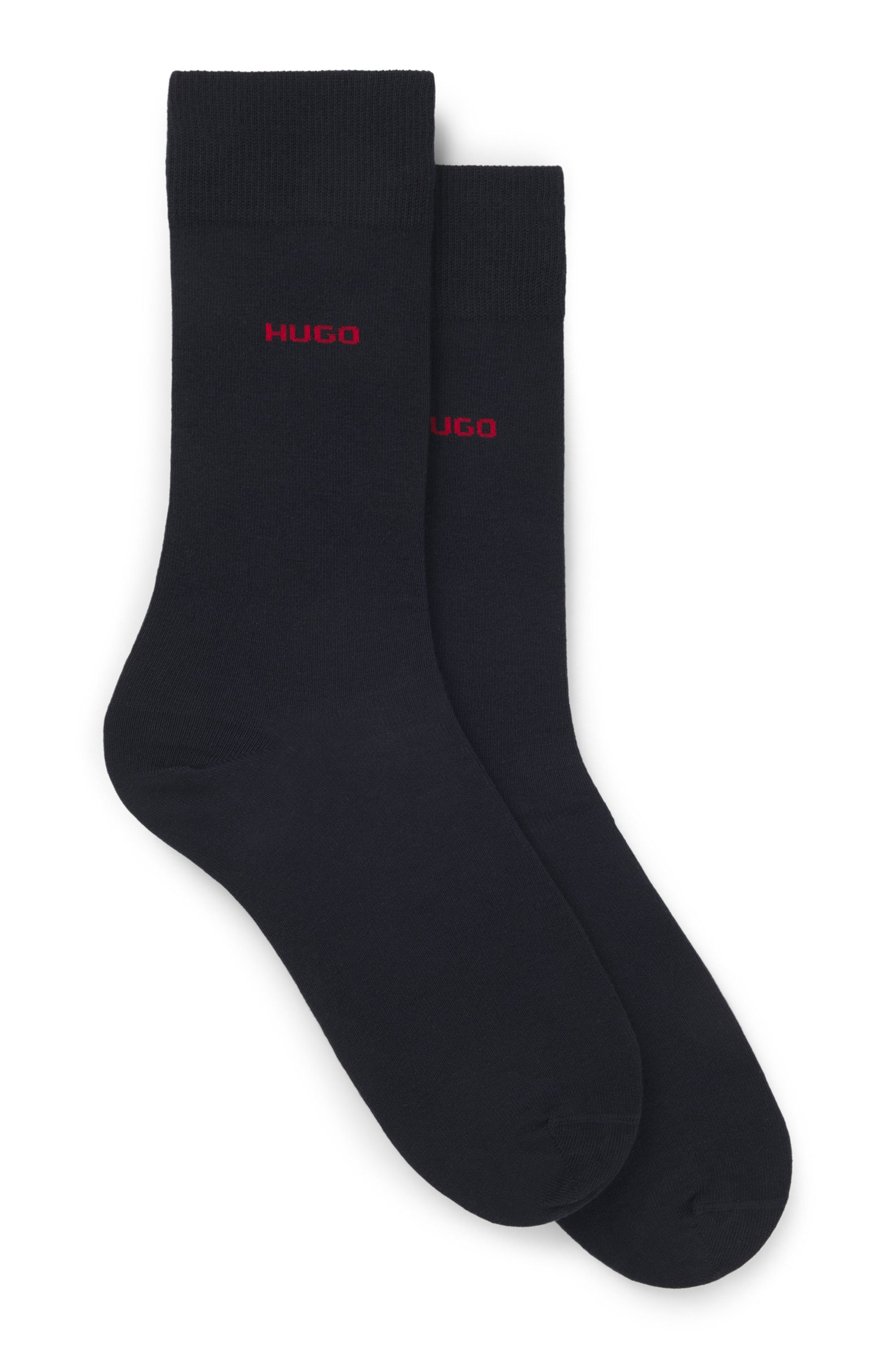 HUGO underwear Business-sokken 2P RS Uni CC met contrasterende hugo logo-opschrift (2 paar, Set van 2)