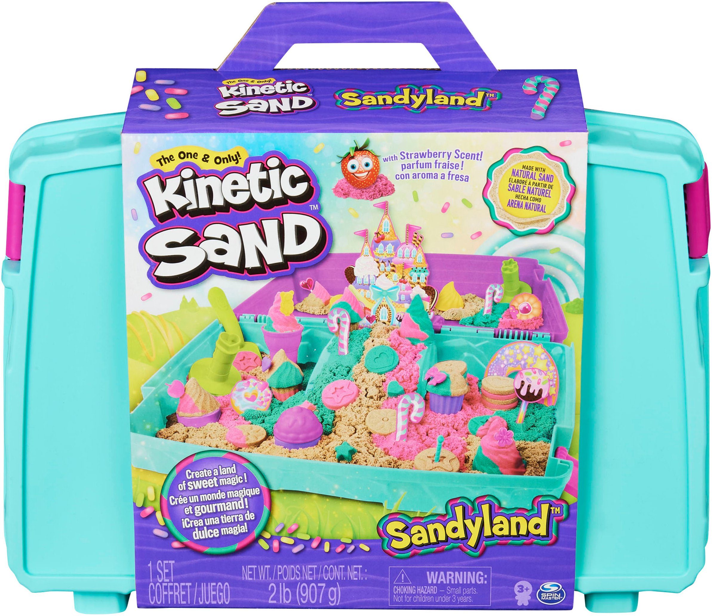 Spin Master Knutselset Kinetic Sand - Sandyland Koffer (907 g)