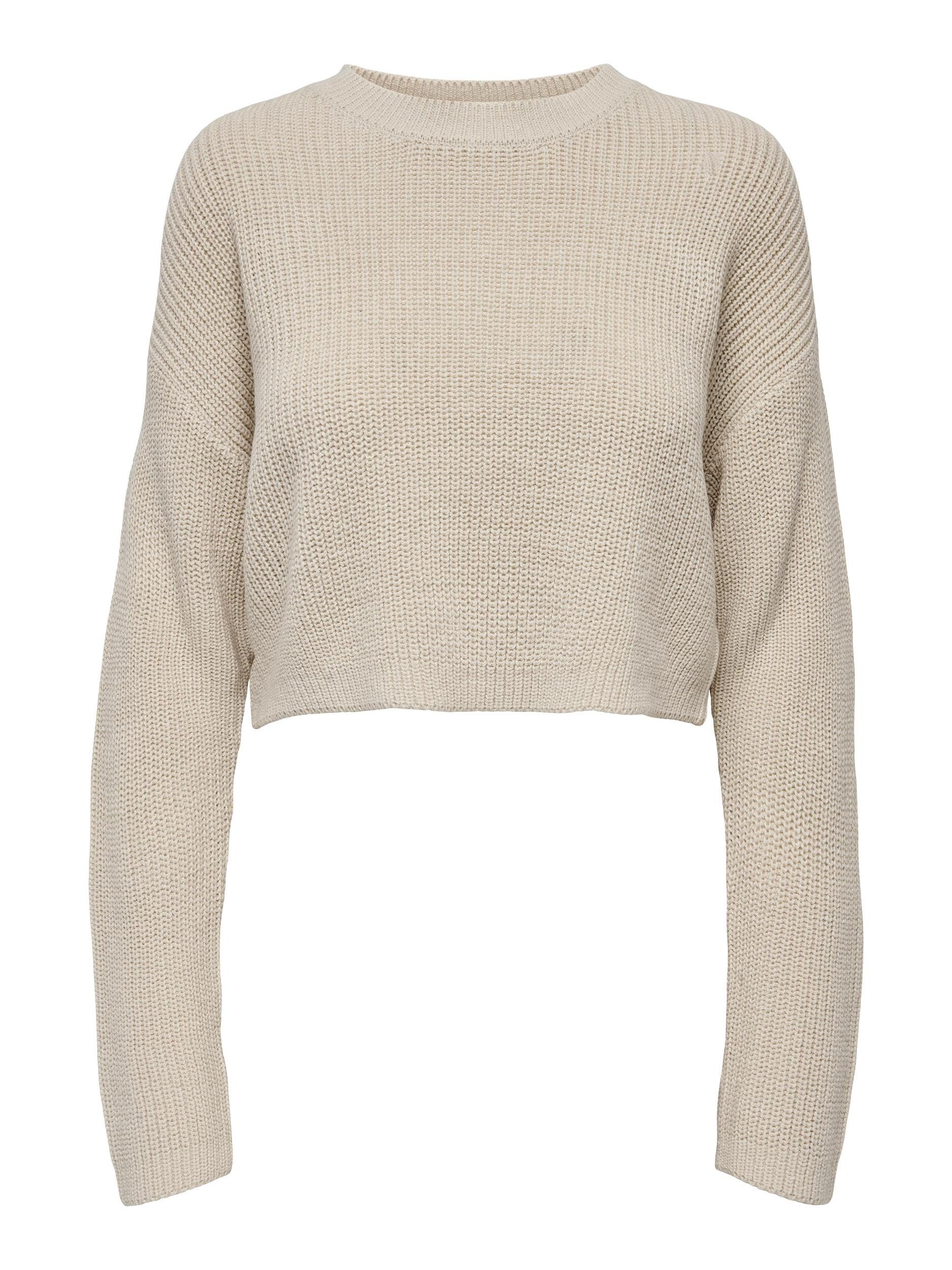 Only Gebreide trui ONLMALAVI L/S CROPPED PULLOVER KNT NOOS