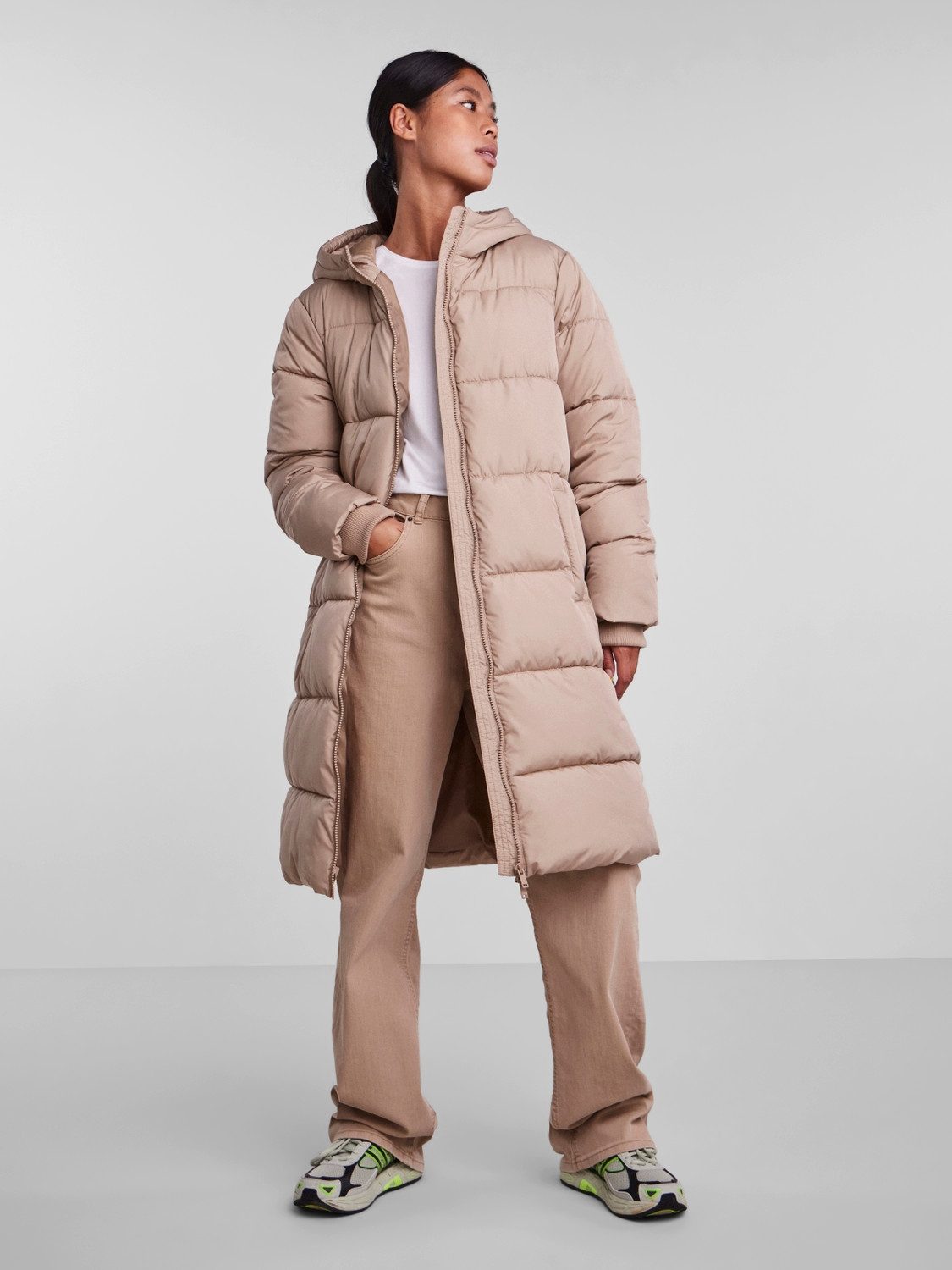 pieces Gewatteerde jas PCBEE NEW LONG PUFFER JACKET NOOS BC