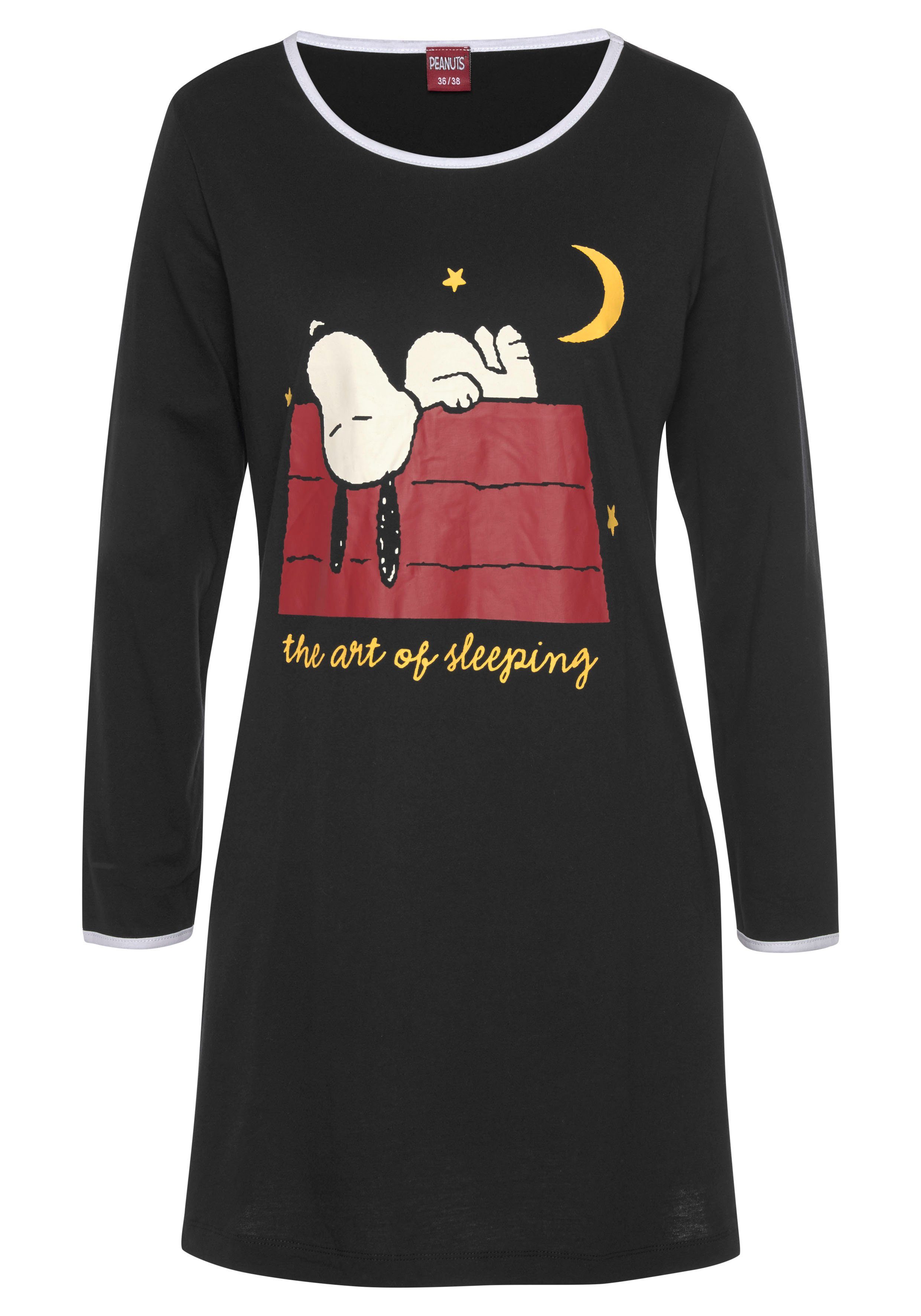 Peanuts Nachthemd met snoopy printmotief