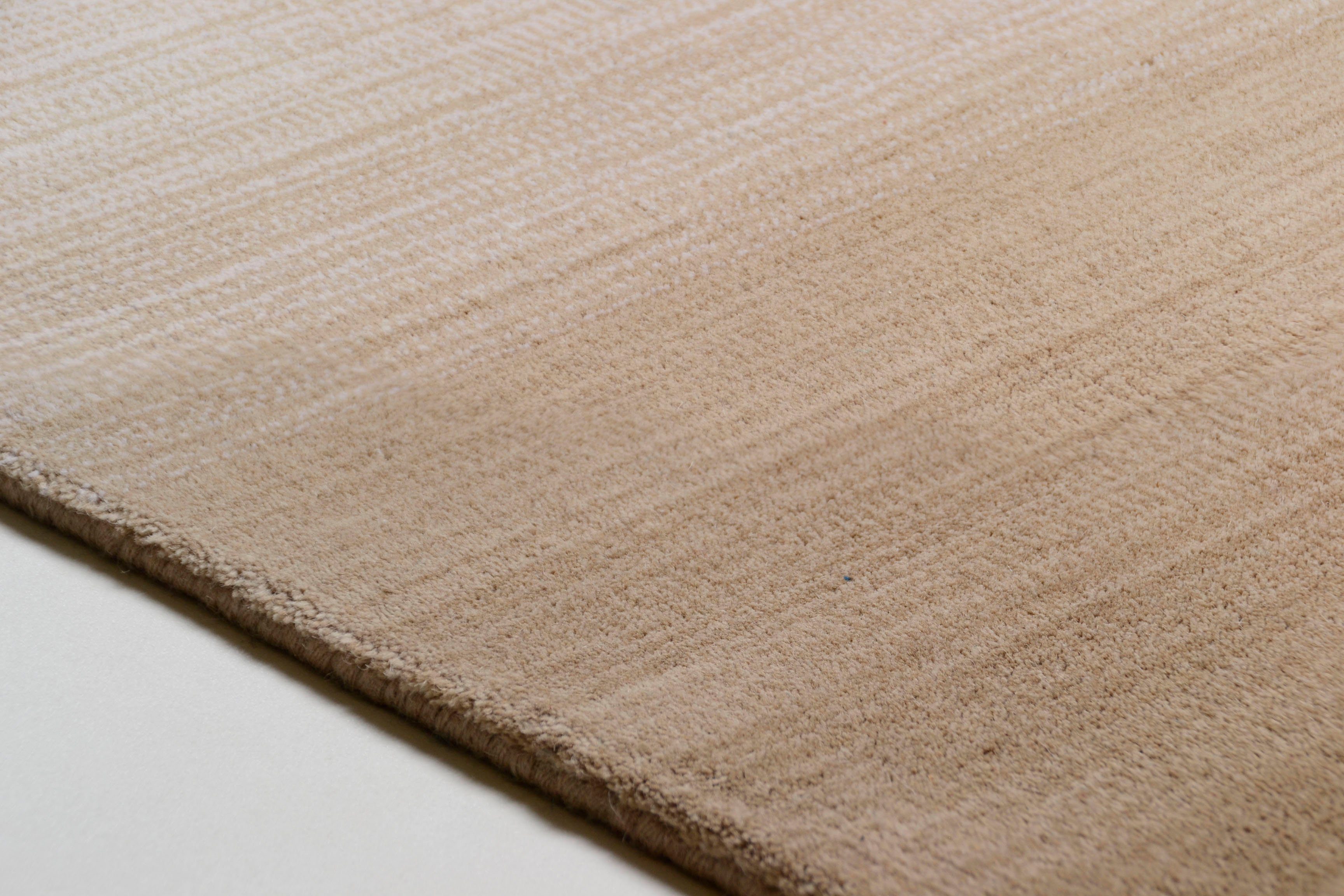 my home Wollen kleed Lessach Handgeweven tapijt, met moderne kleurverloop, 100% wol, handgeweven