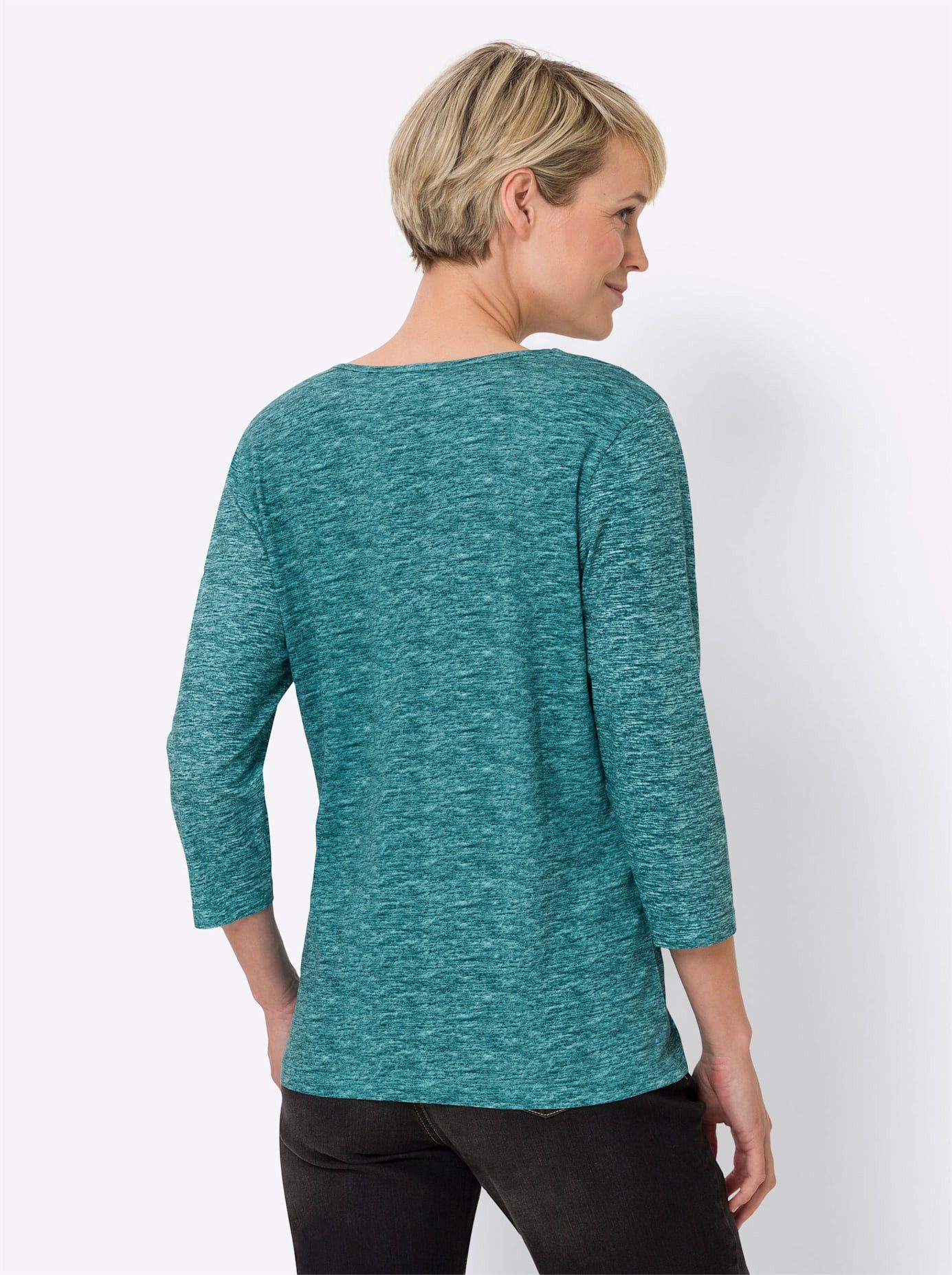 Classic Basics Shirt met 3/4 mouwen Shirt (1-delig)