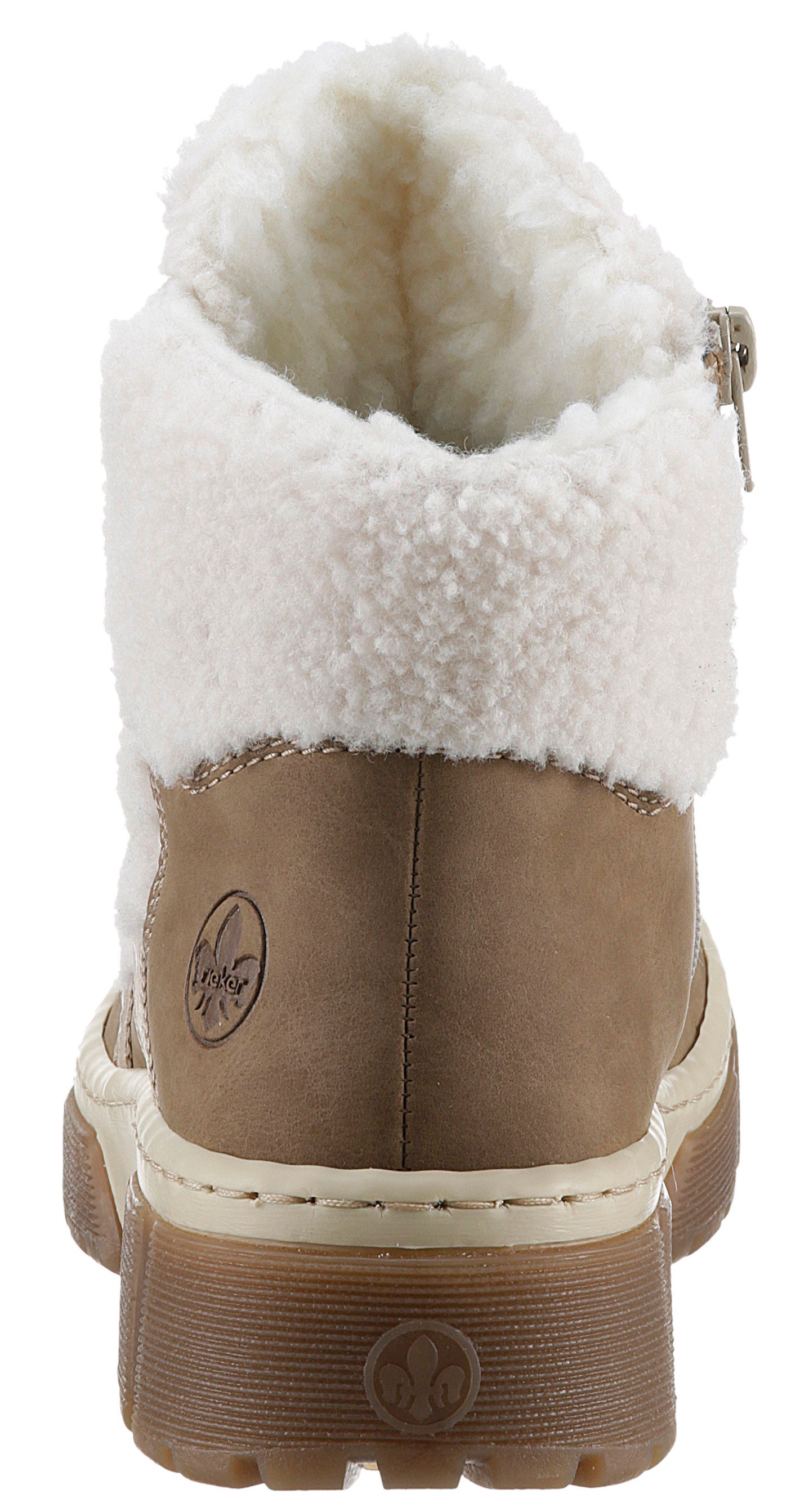 Rieker Winterlaarzen , veterschoenen, snowboots, profielzool, met binnenrits