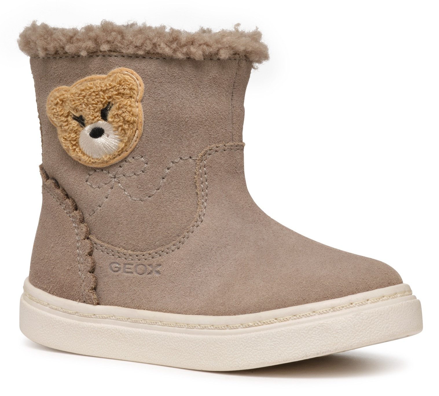 Geox Winterlaarzen B NASHIK GIRL A Klittenbandlaarzen, babylaarzen winterlaarzen met schattige patch