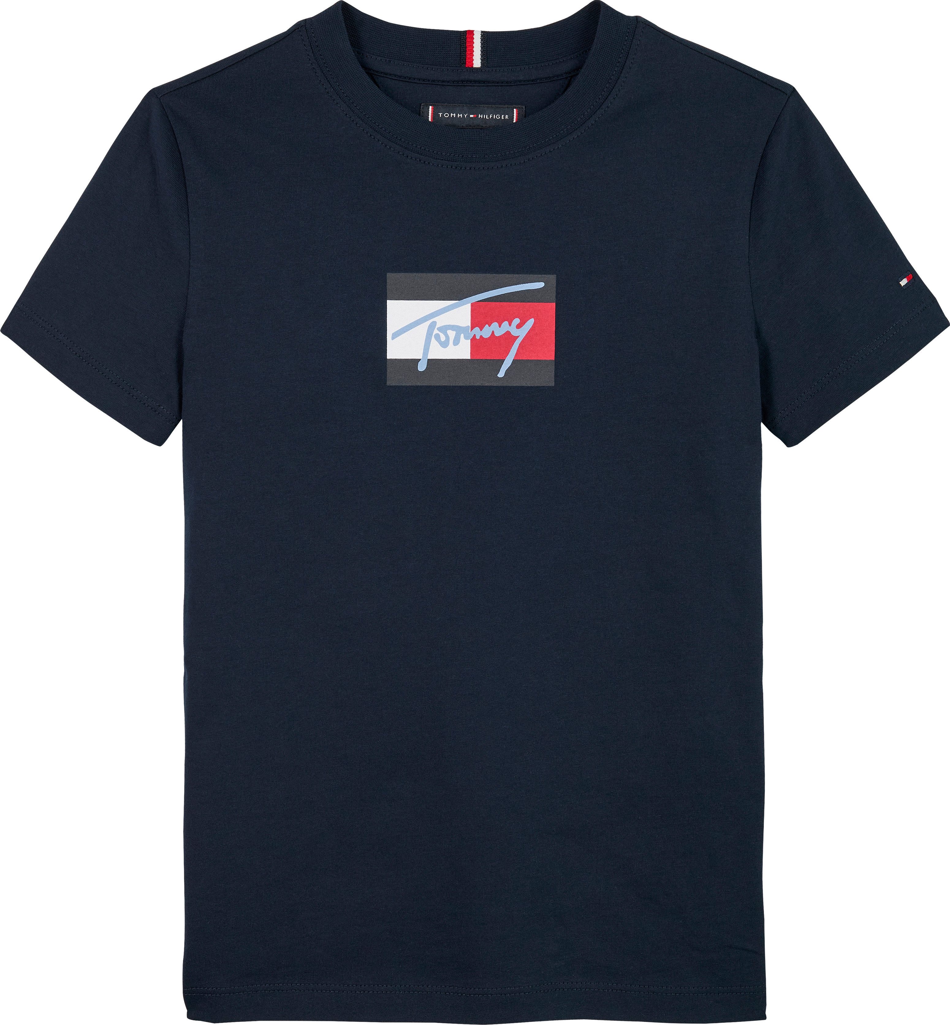 Tommy Hilfiger T-shirt TOMMY SCRIPT FLAG PRINT TEE SS