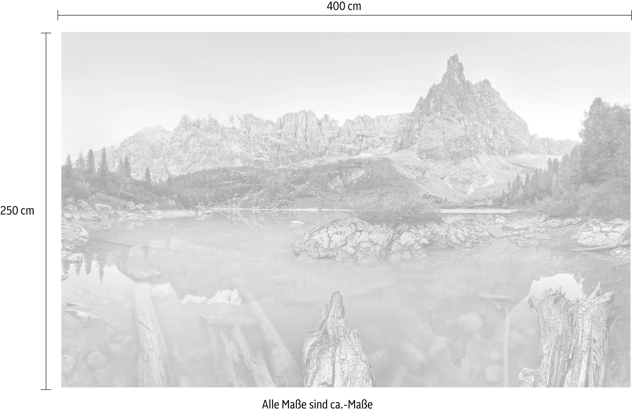Komar Vliesbehang Digitale print vlies - Alpine Treasure - Afmeting 400 x 250 cm (1 stuk)