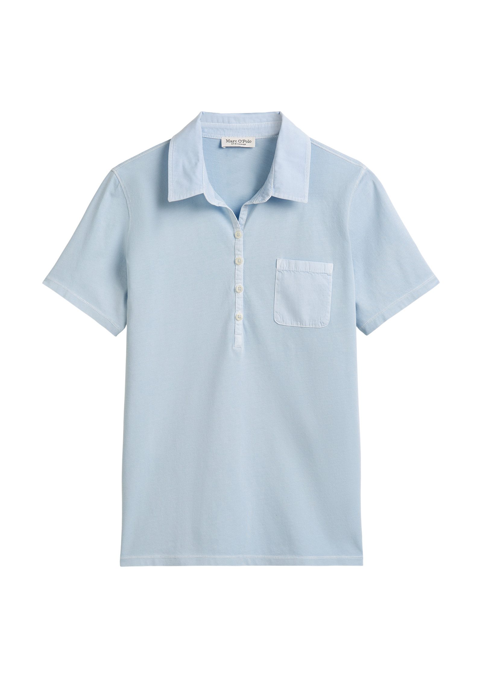 Marc O'Polo Poloshirt in overgewassen look