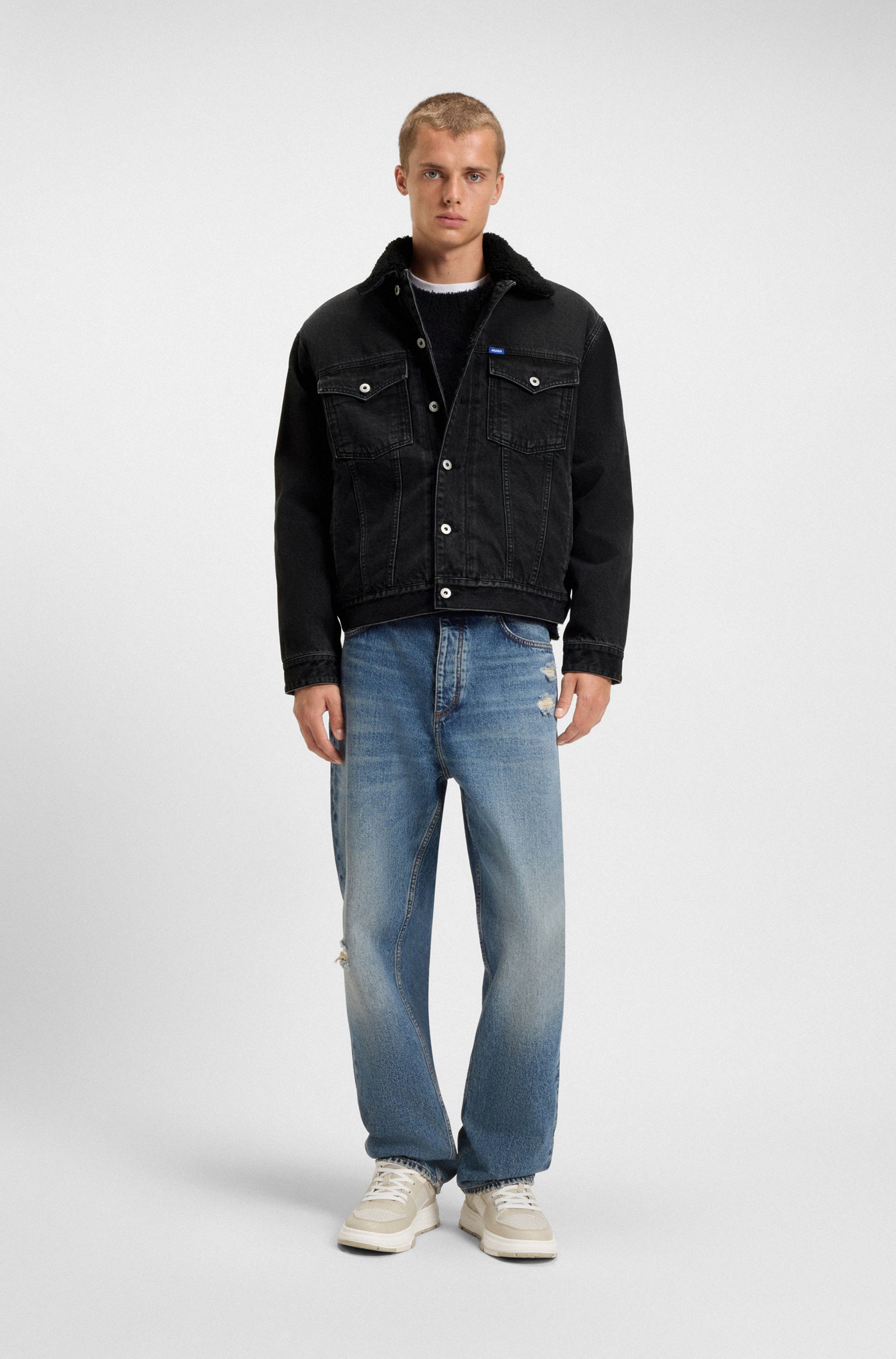 HUGO Blue Jeansjack Dex