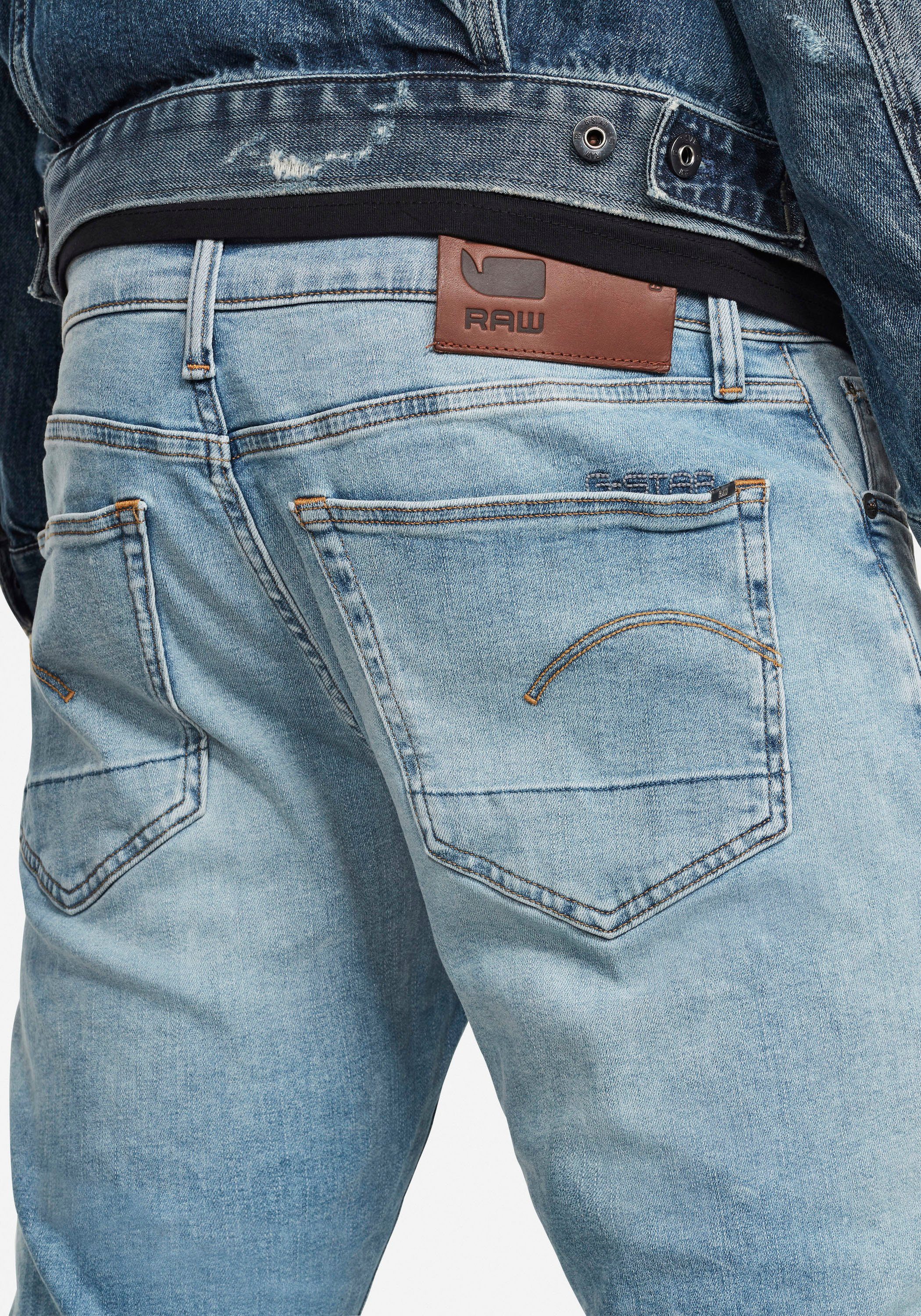 G-Star RAW Slim fit jeans 3301 Slim met mooie wassing en elastaan