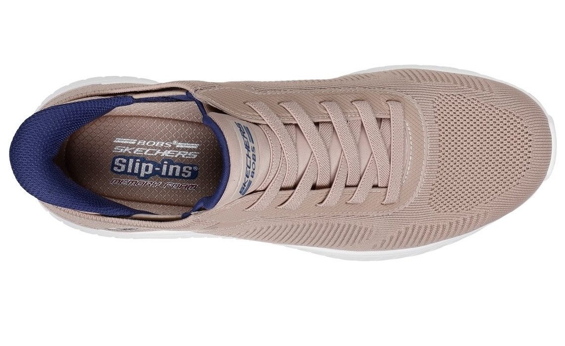 Skechers Slip-on sneakers BOBS SQUAD CHAOS-SOLID STEP instappers slippers sneaker om in te stappen