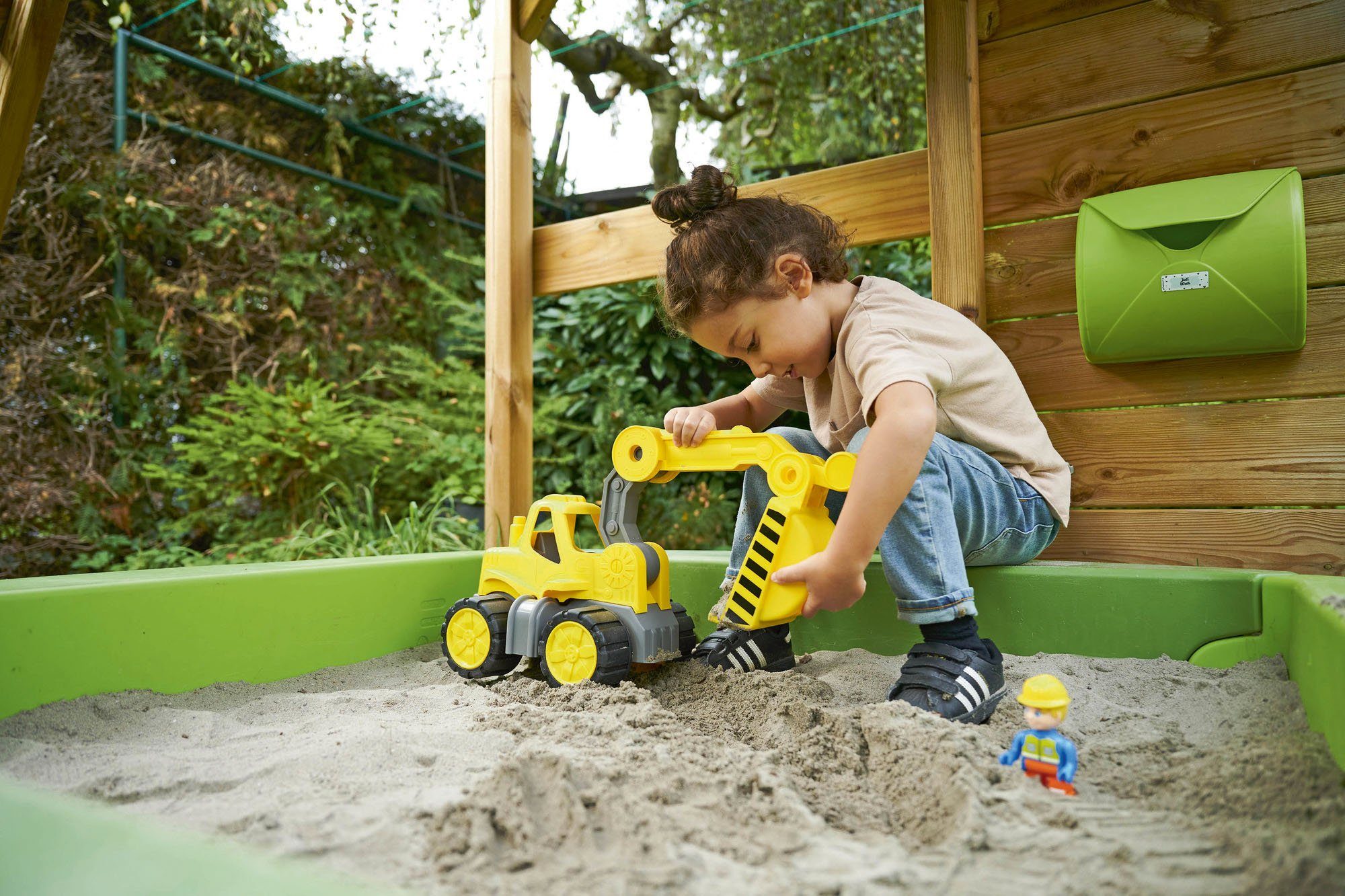 BIG Speelgoed graafmachine Power-worker graafmachine + figuur