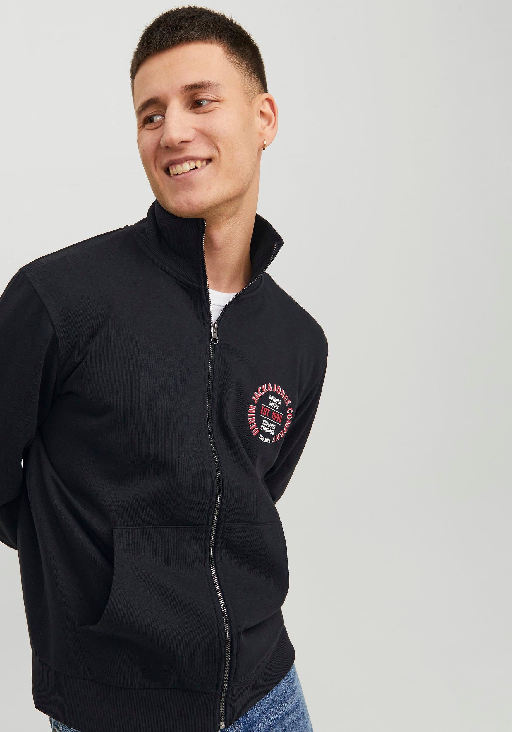 Jack & Jones Sweatvest JJ JJANDY SWEAT ZIP HIGH NECK