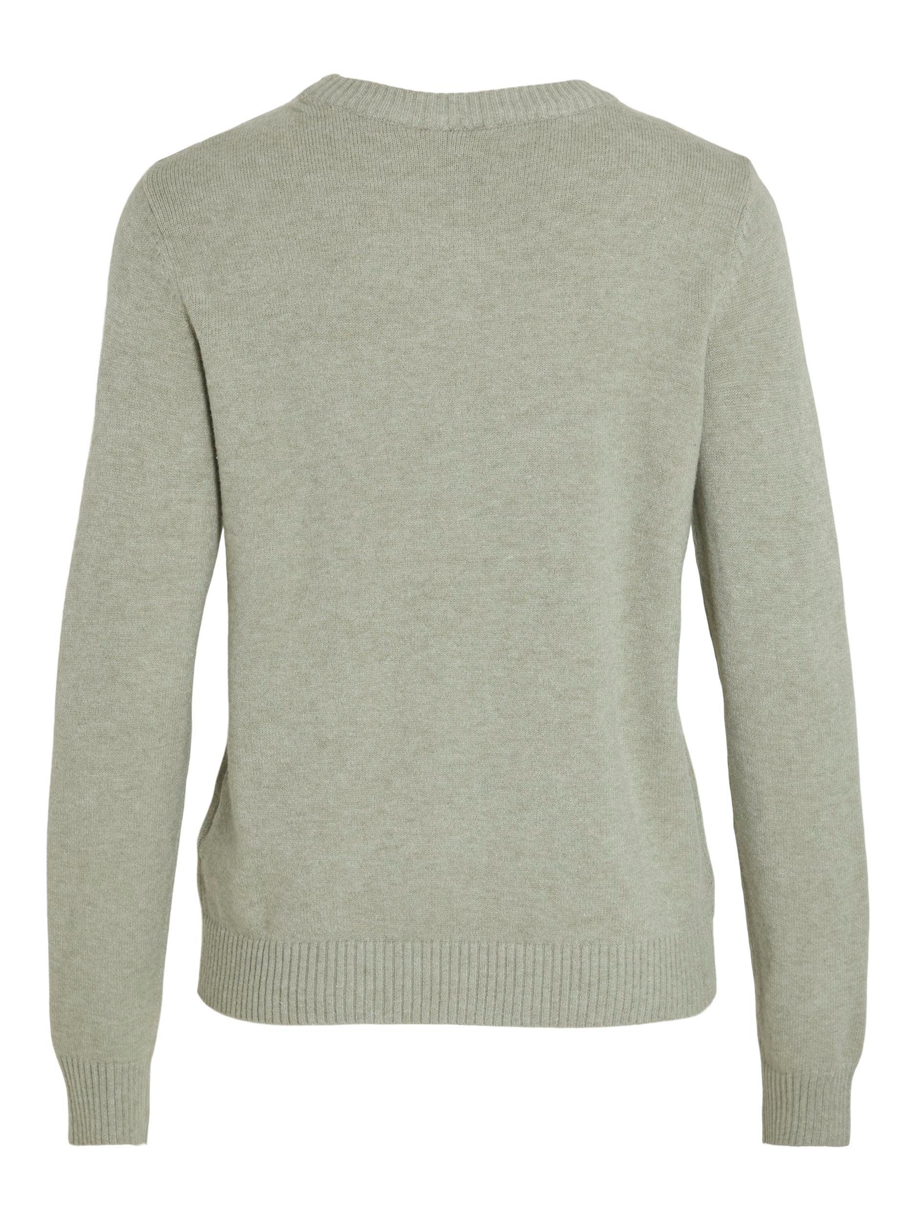 Vila Trui met ronde hals VIRIL O-NECK L/S KNIT TOP - NOOS