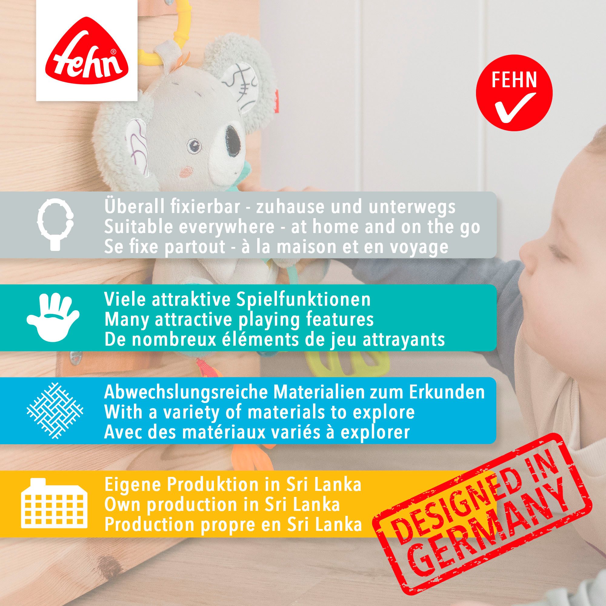Fehn Mobiel Mini-Mobile Krabbe