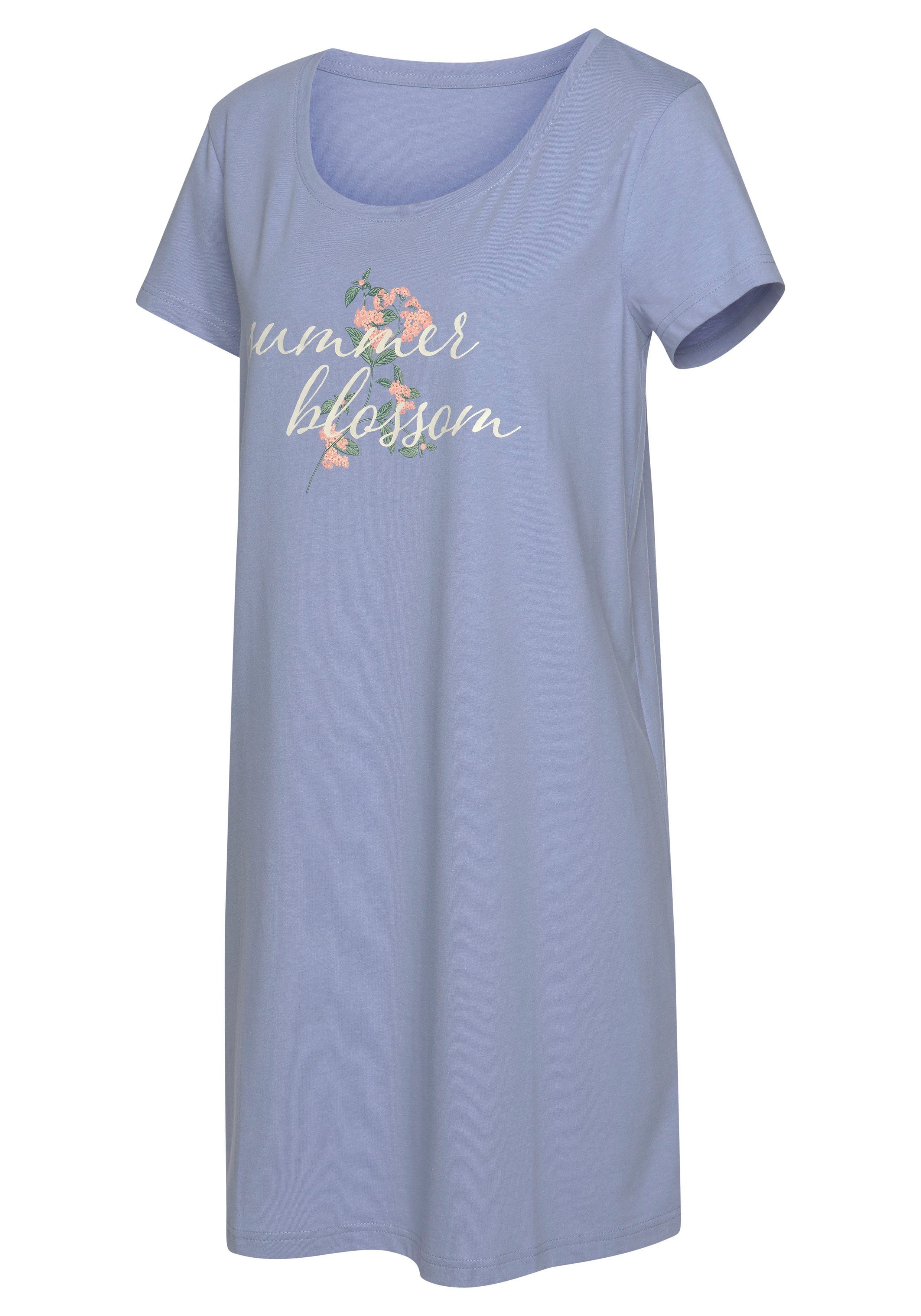 Vivance Dreams Nachthemd met statement-print