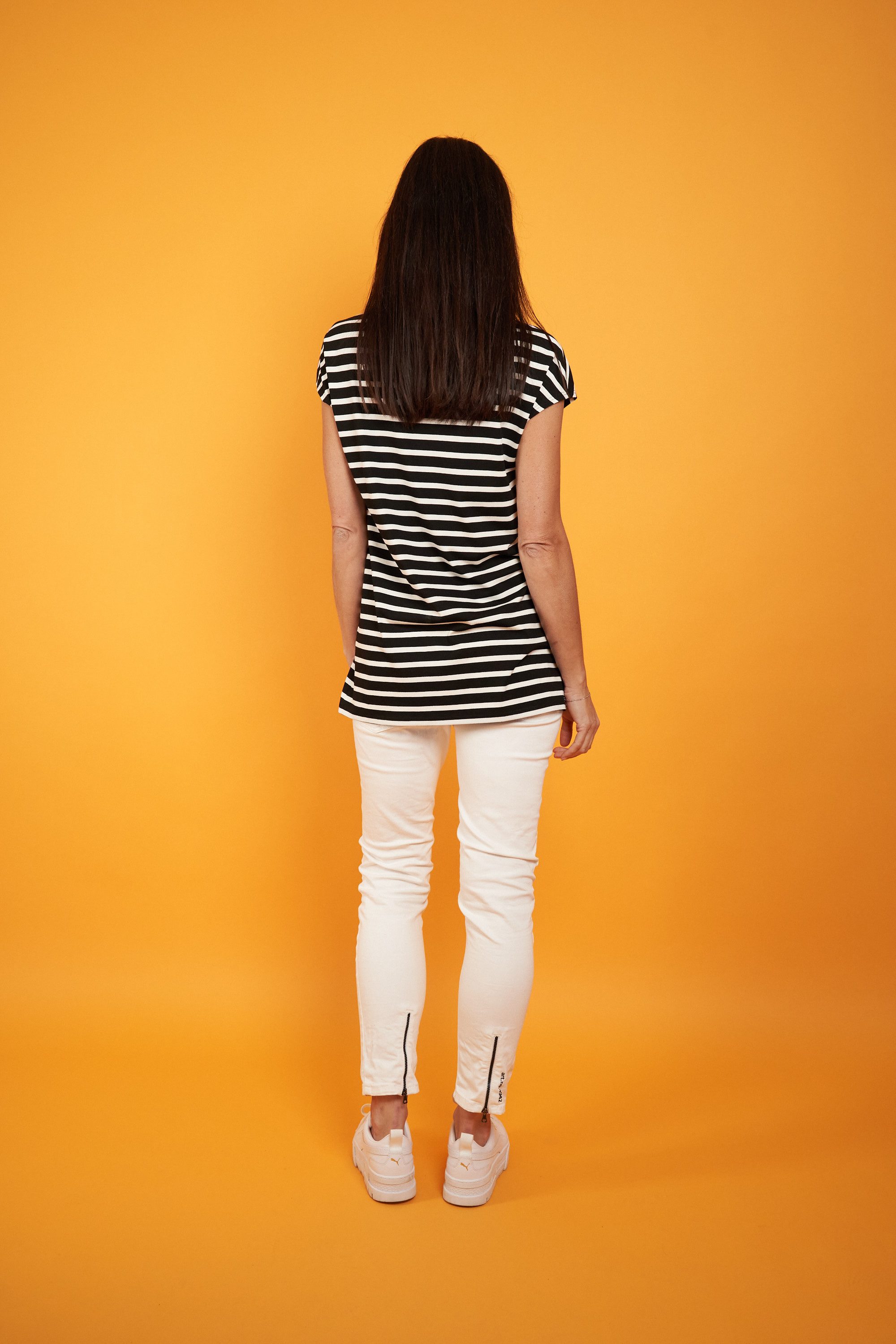Seidel Moden T-shirt met streepmotief