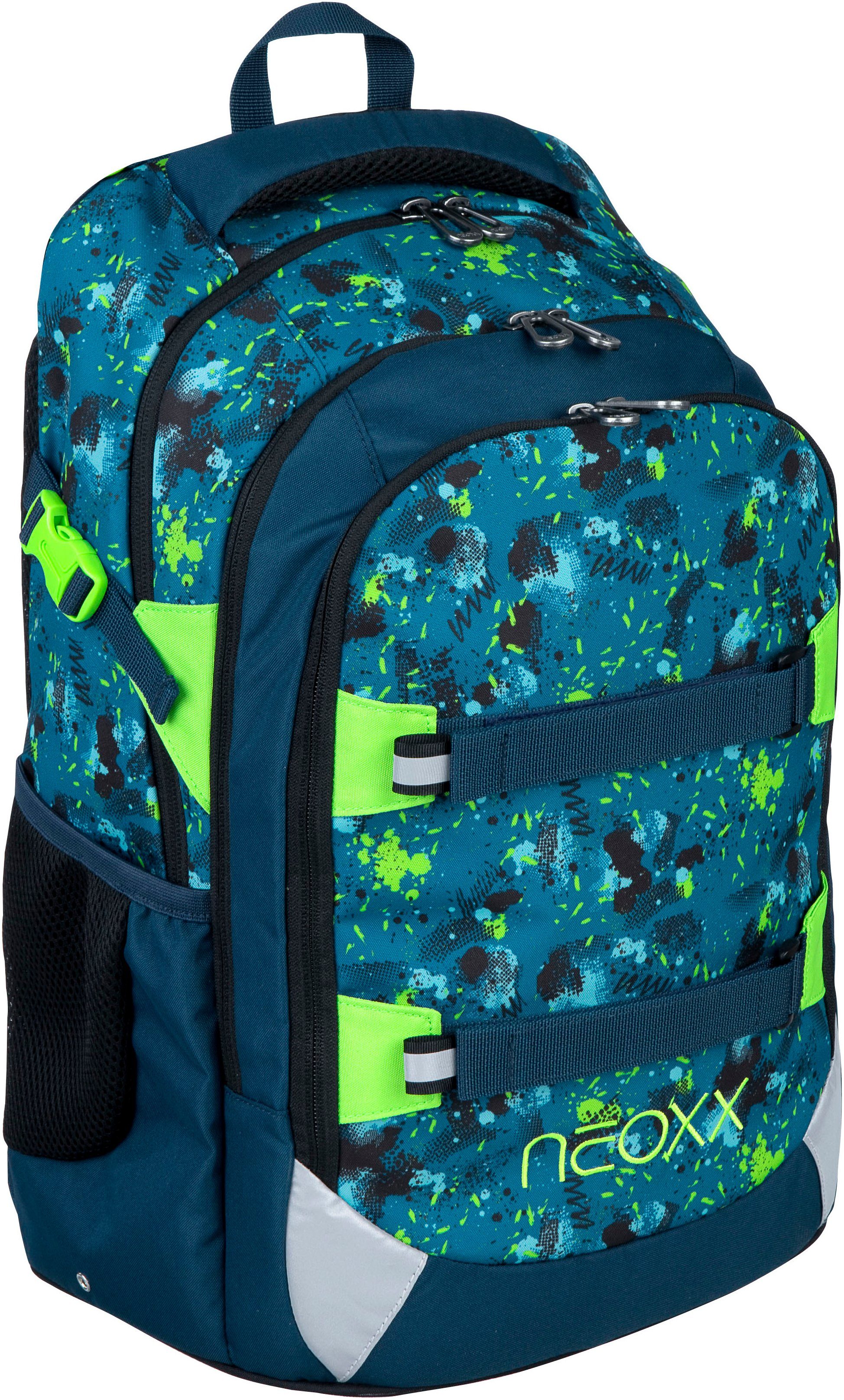 neoxx Schoolrugzak Active Pro, Petrol Extreme