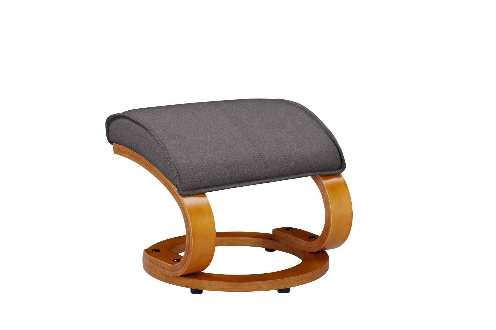 Home affaire Relaxfauteuil Paris TV-fauteuil, fauteuil met poef, woonkamer, handmatige slaapfunctie (set, 2 stuks)