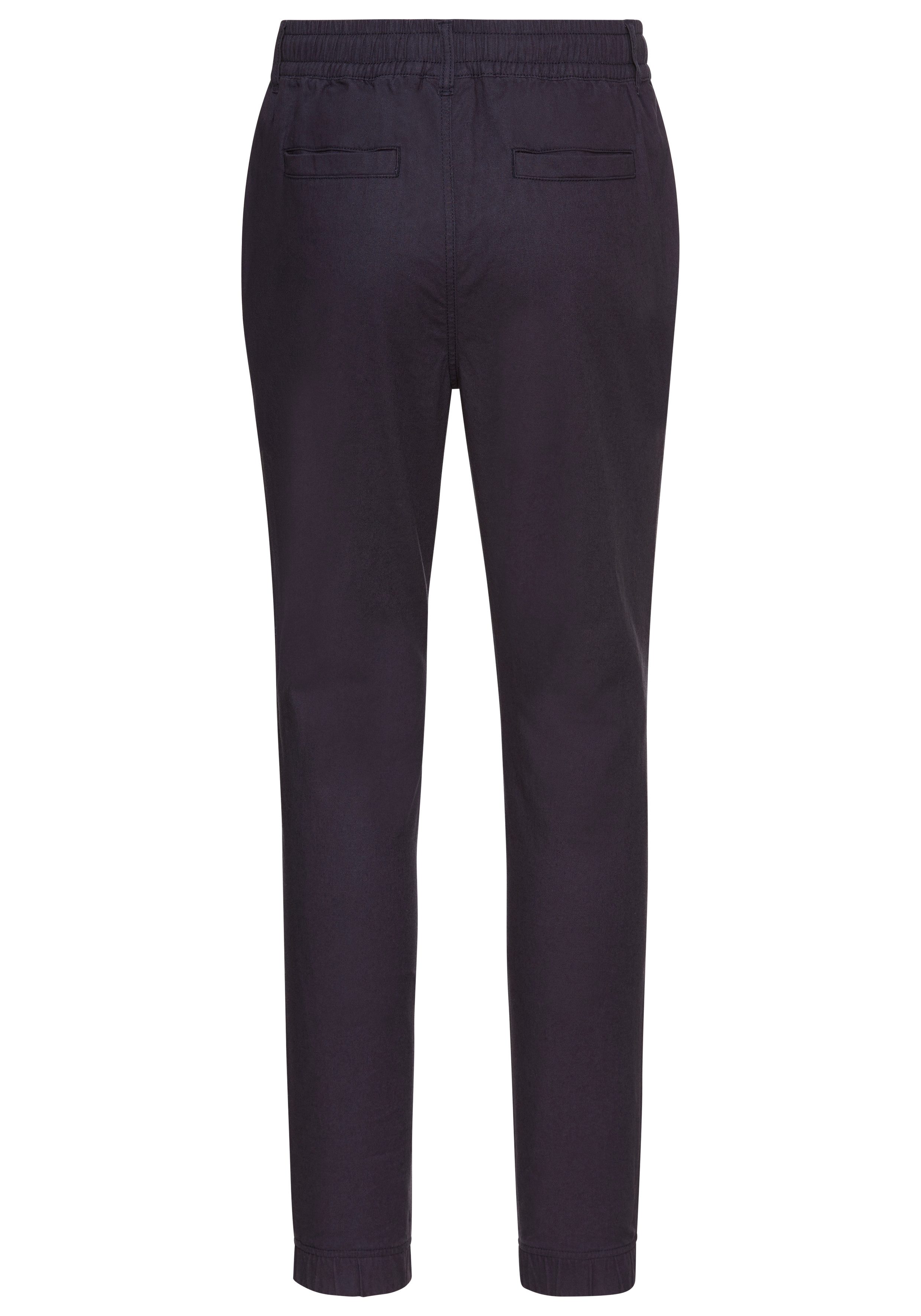 DELMAO Linnen broek Linnenbroek met koord