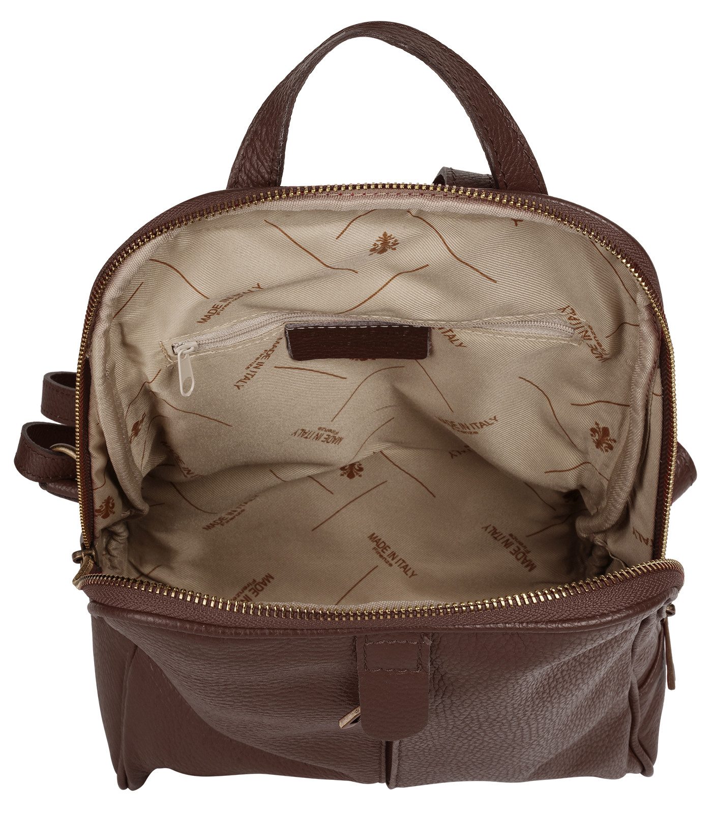 Samantha Look Rugzak echt leer, made in italy