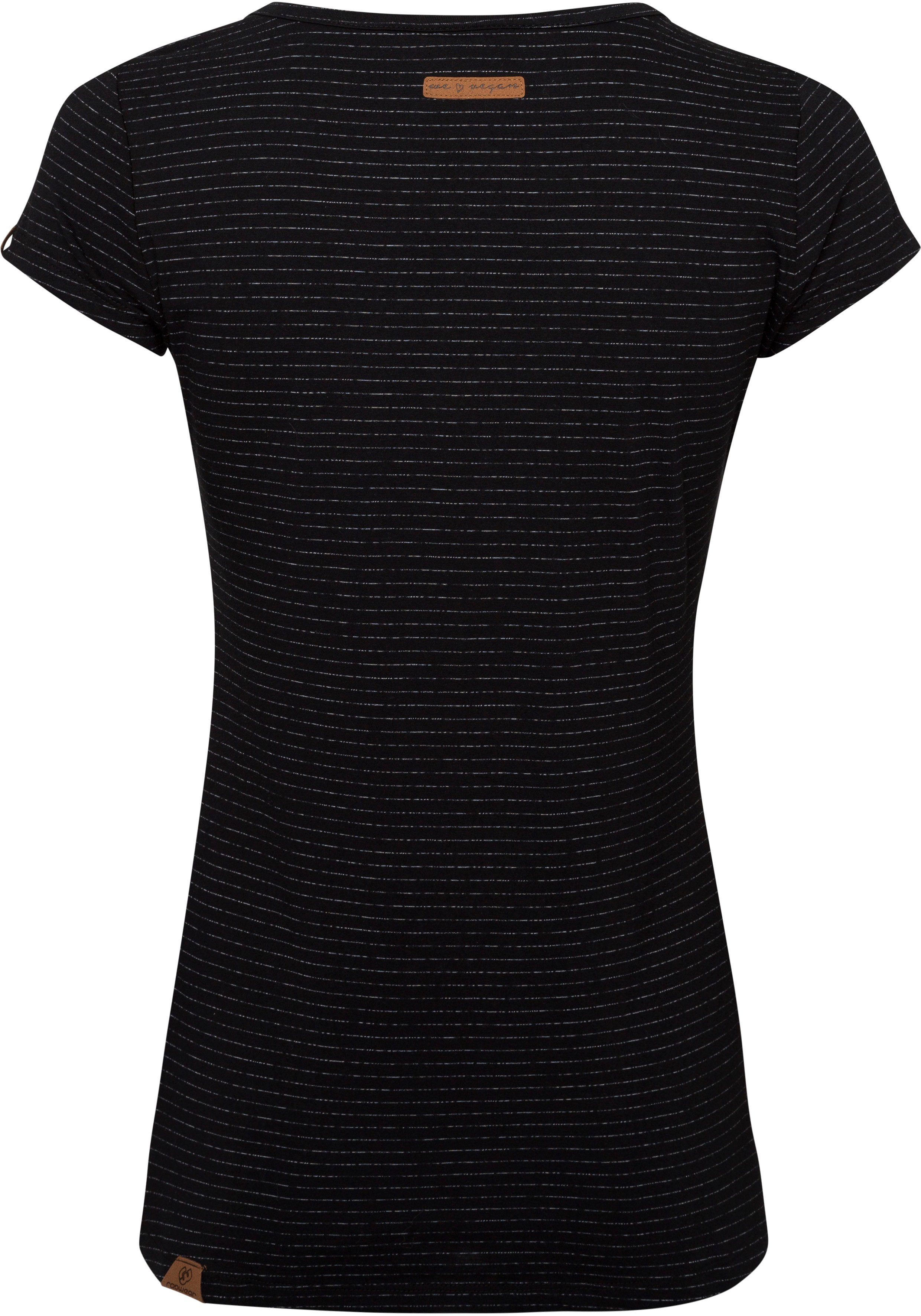 Ragwear Shirt met korte mouwen MINT STRIPES O in streepdessin