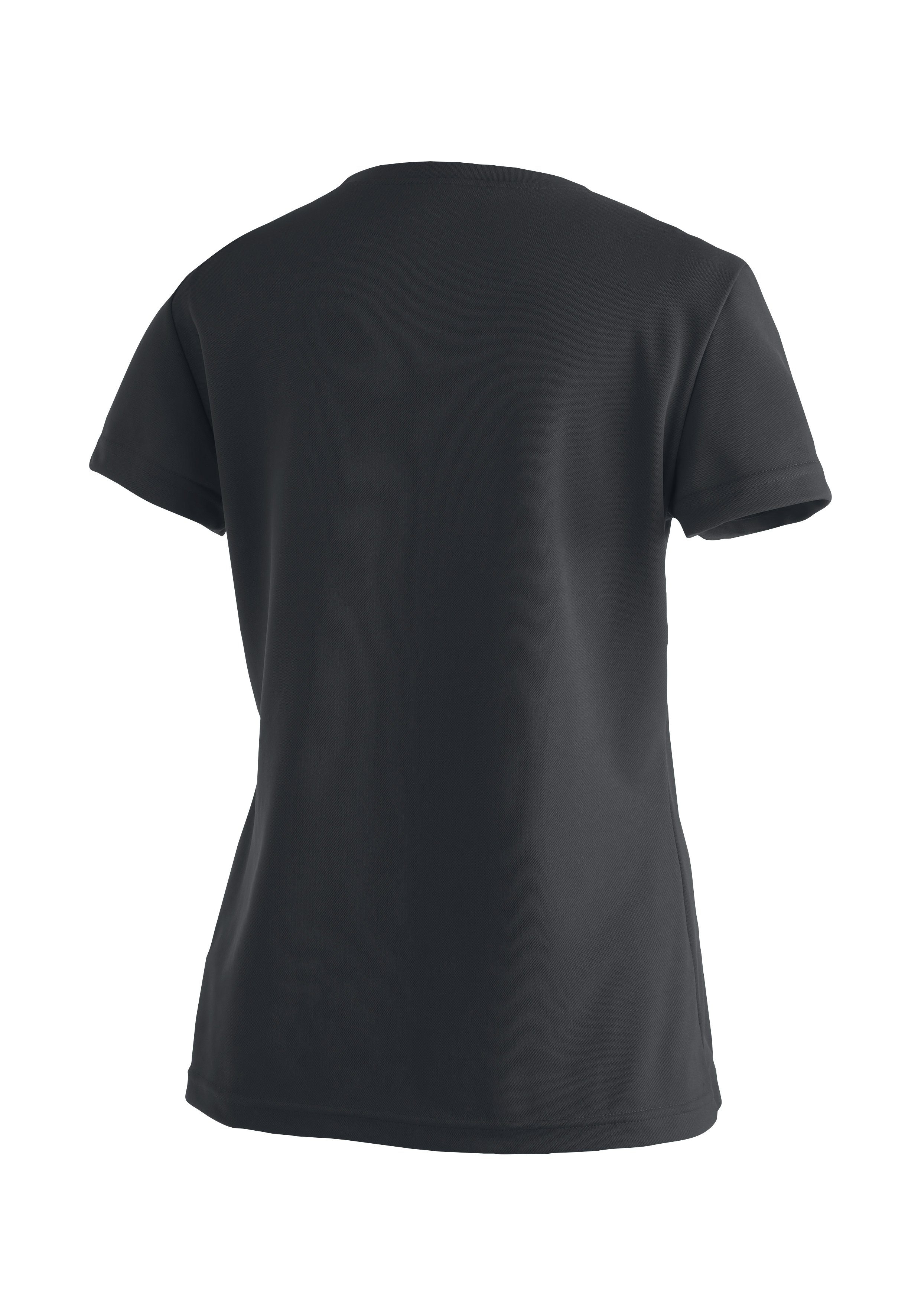 Maier Sports Functioneel shirt Waltraud Dames T-shirt, sneldrogend vrijetijdsshirt, regular fit