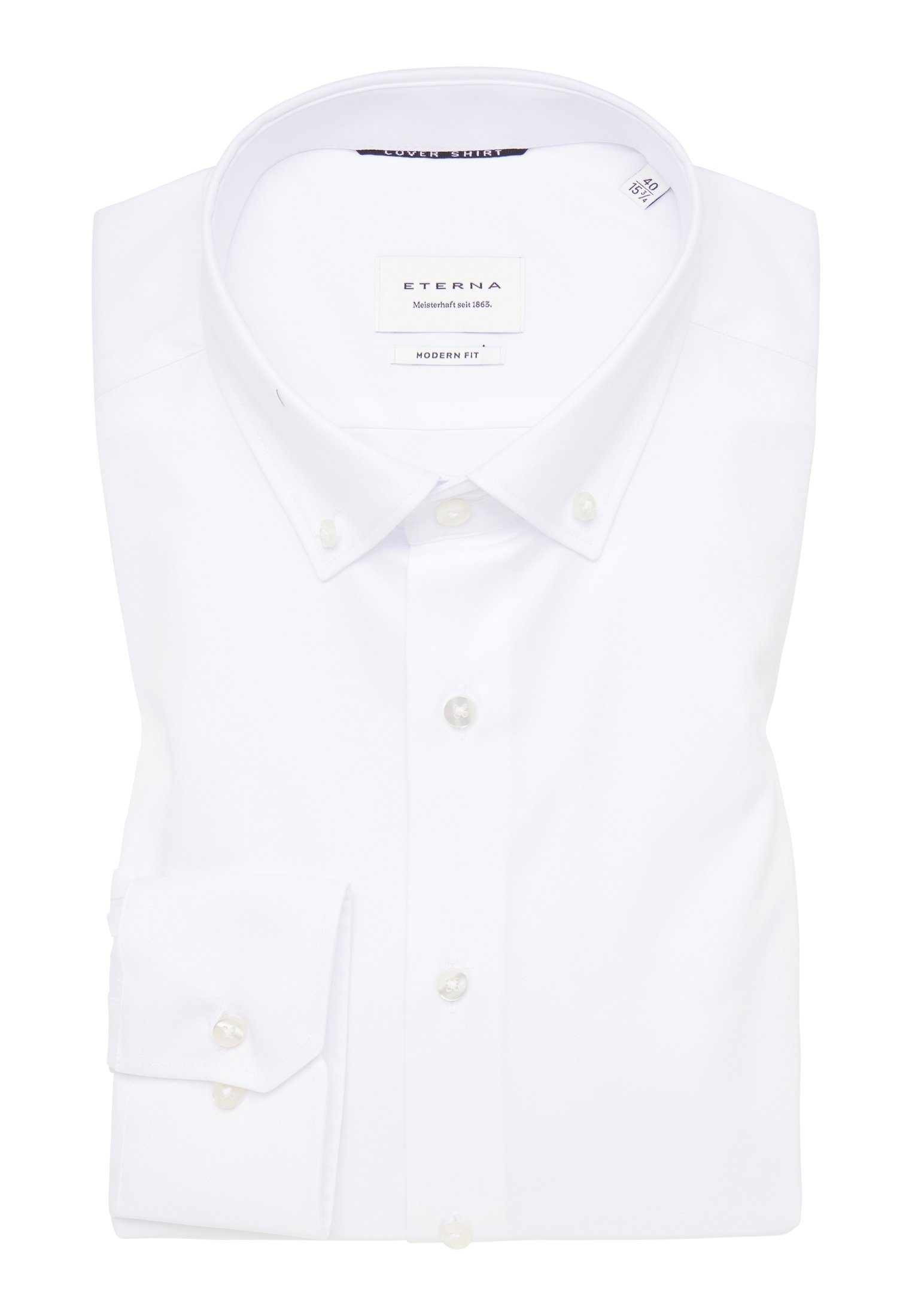 Eterna Overhemd met lange mouwen MODERN FIT NON IRON (strijkvrij)