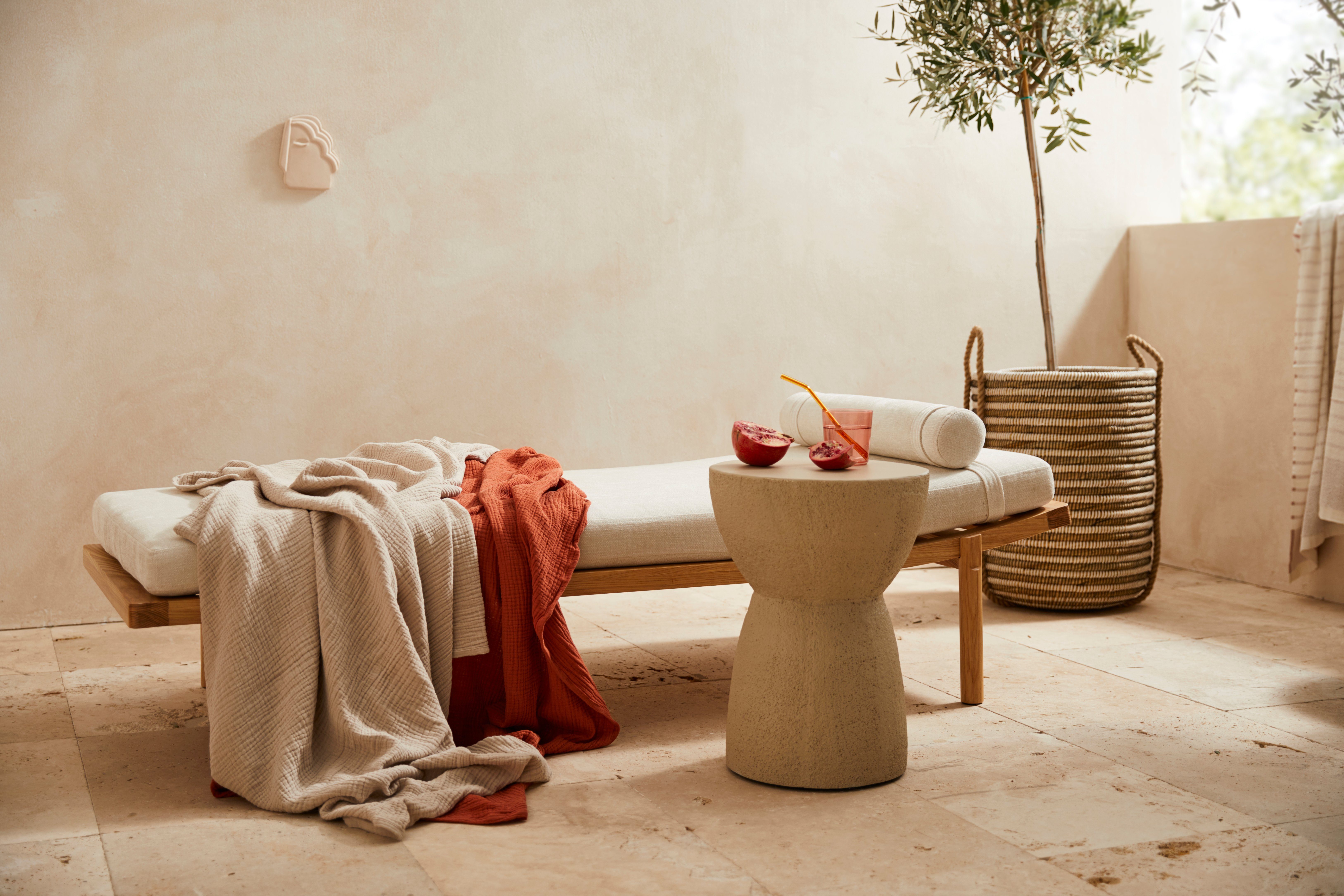 LeGer Home by Lena Gercke Deken Hevin Deken in katoen-crinkle-effect, mousseline, knuffeldeken
