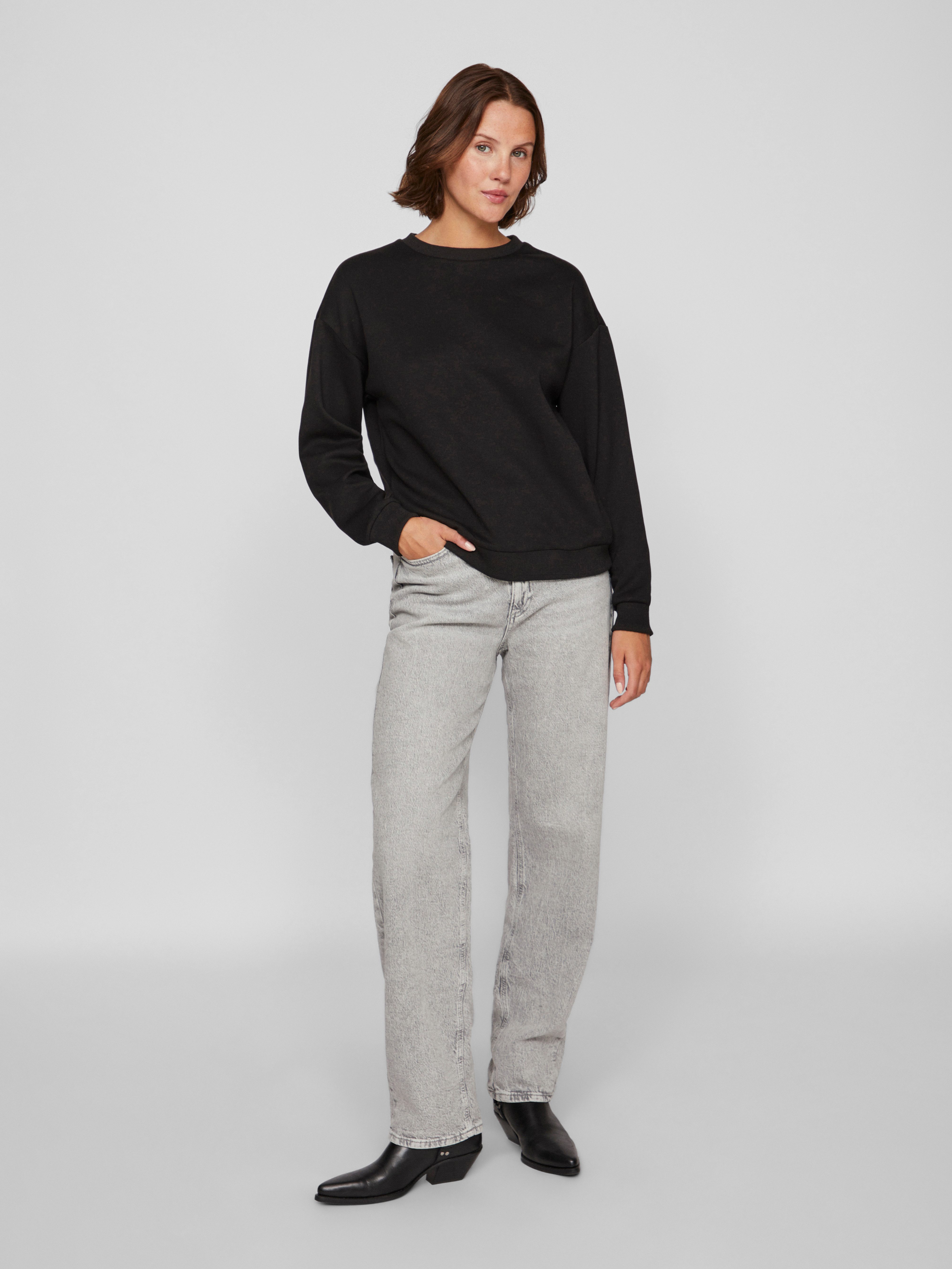 Vila Sweatshirt VISANDY L/S SWEAT TOP - NOOS
