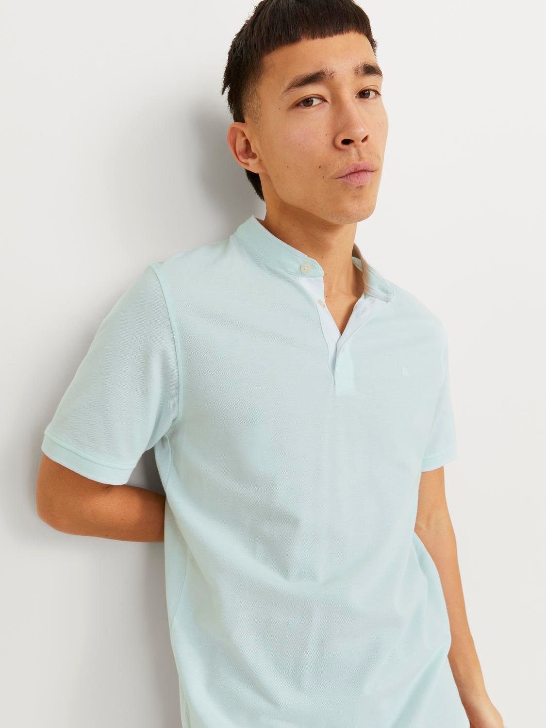 Jack & Jones Poloshirt JJEPAULOS MAO POLO met geborduurd logo