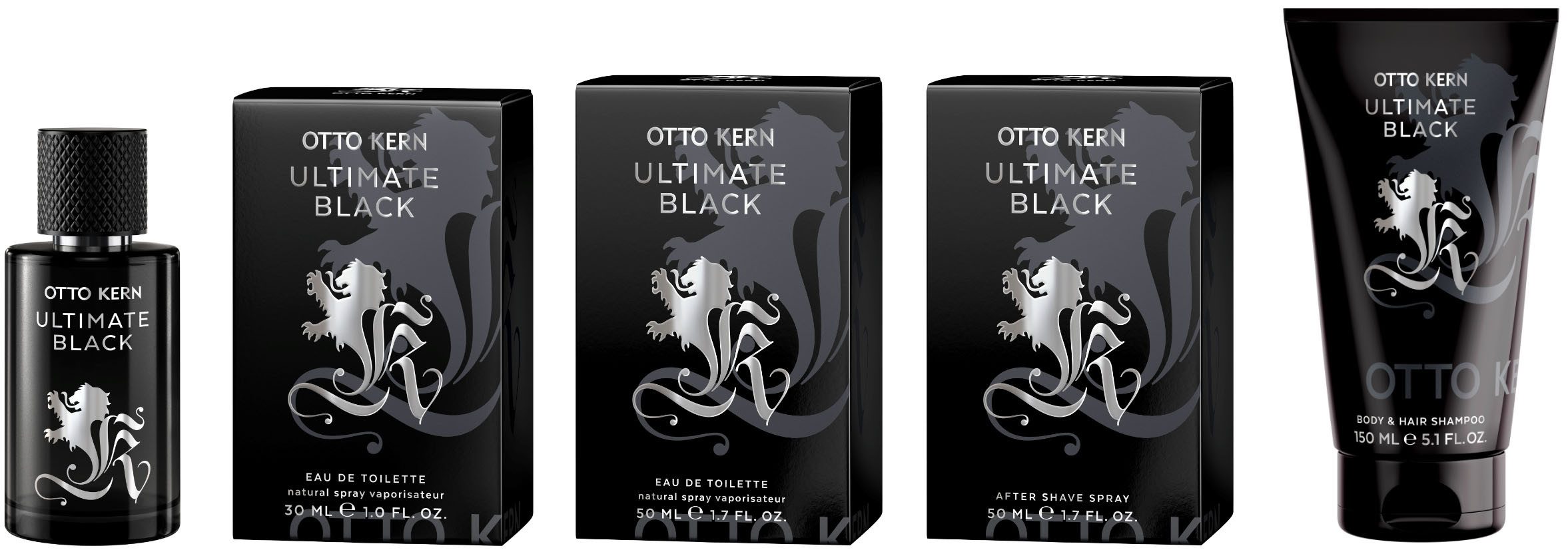 Otto Kern Eau de toilette Ultimate Black (set, 1-delig)