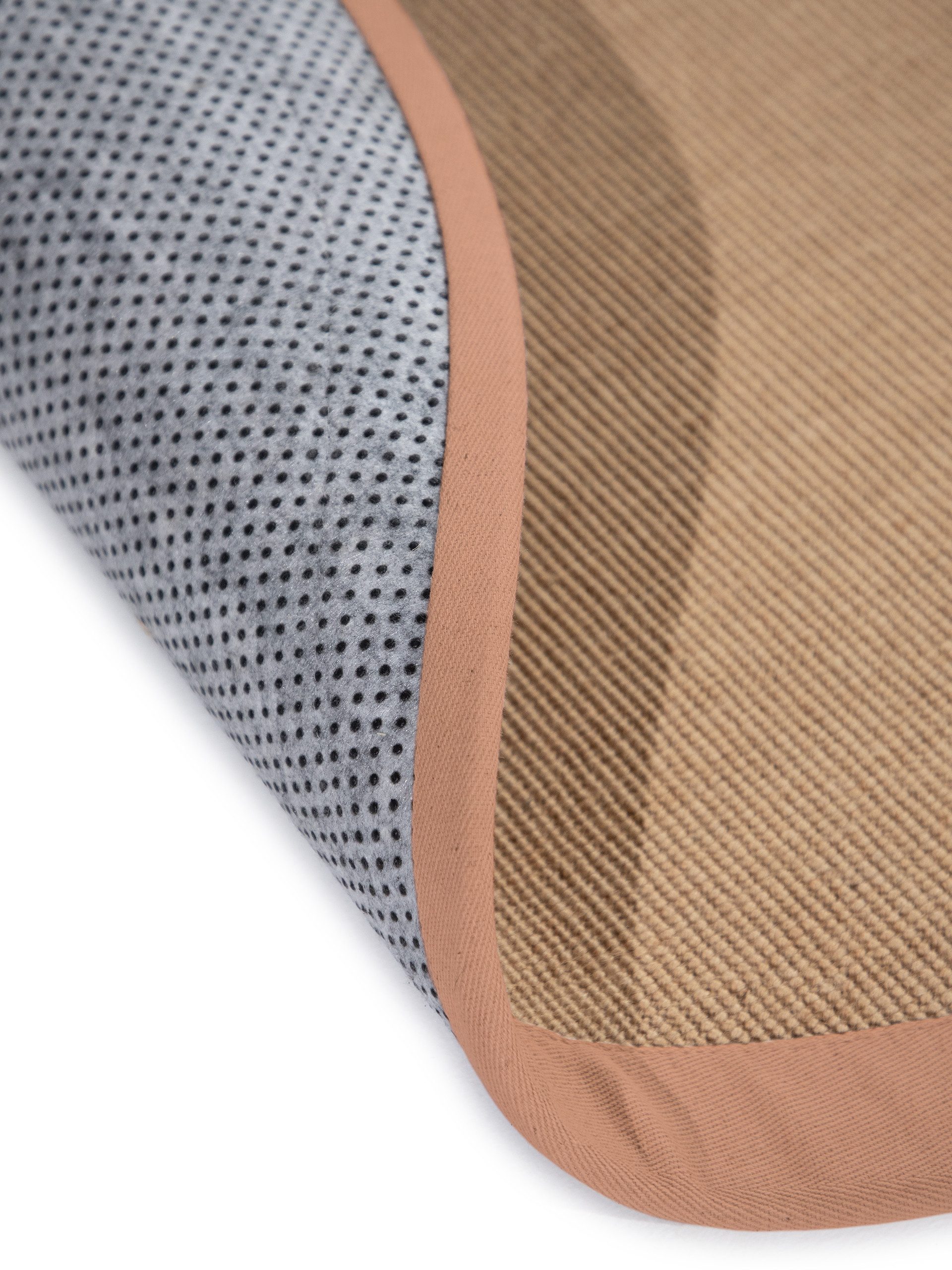 carpetfine Sisalkleed Sisal met gekleurd randdessin, antislip achterzijde