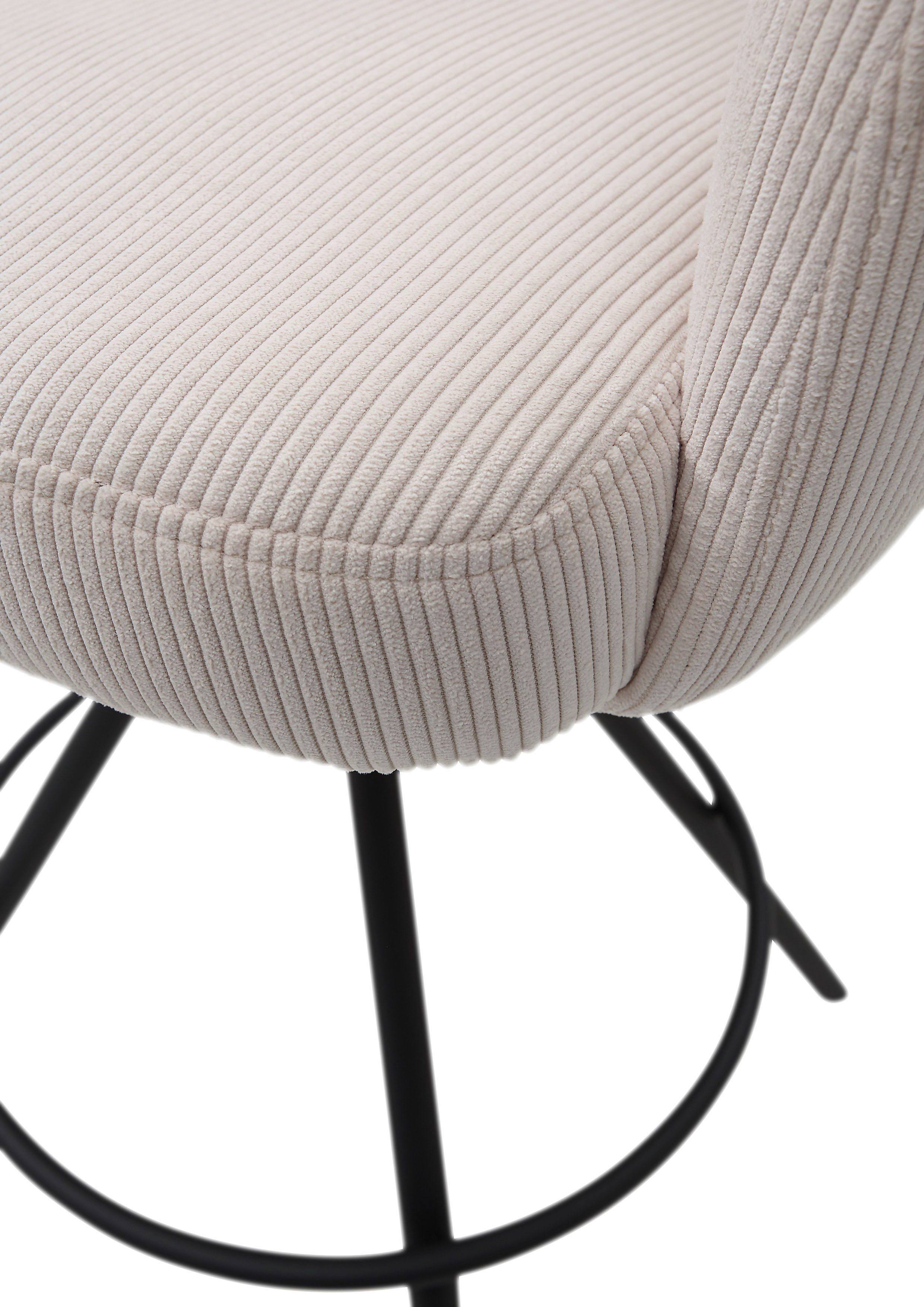 Stolkom Barkruk Sofia Comfort zithoogte 70 cm, 180° draaibaar auto return functie (set, 2 stuks)
