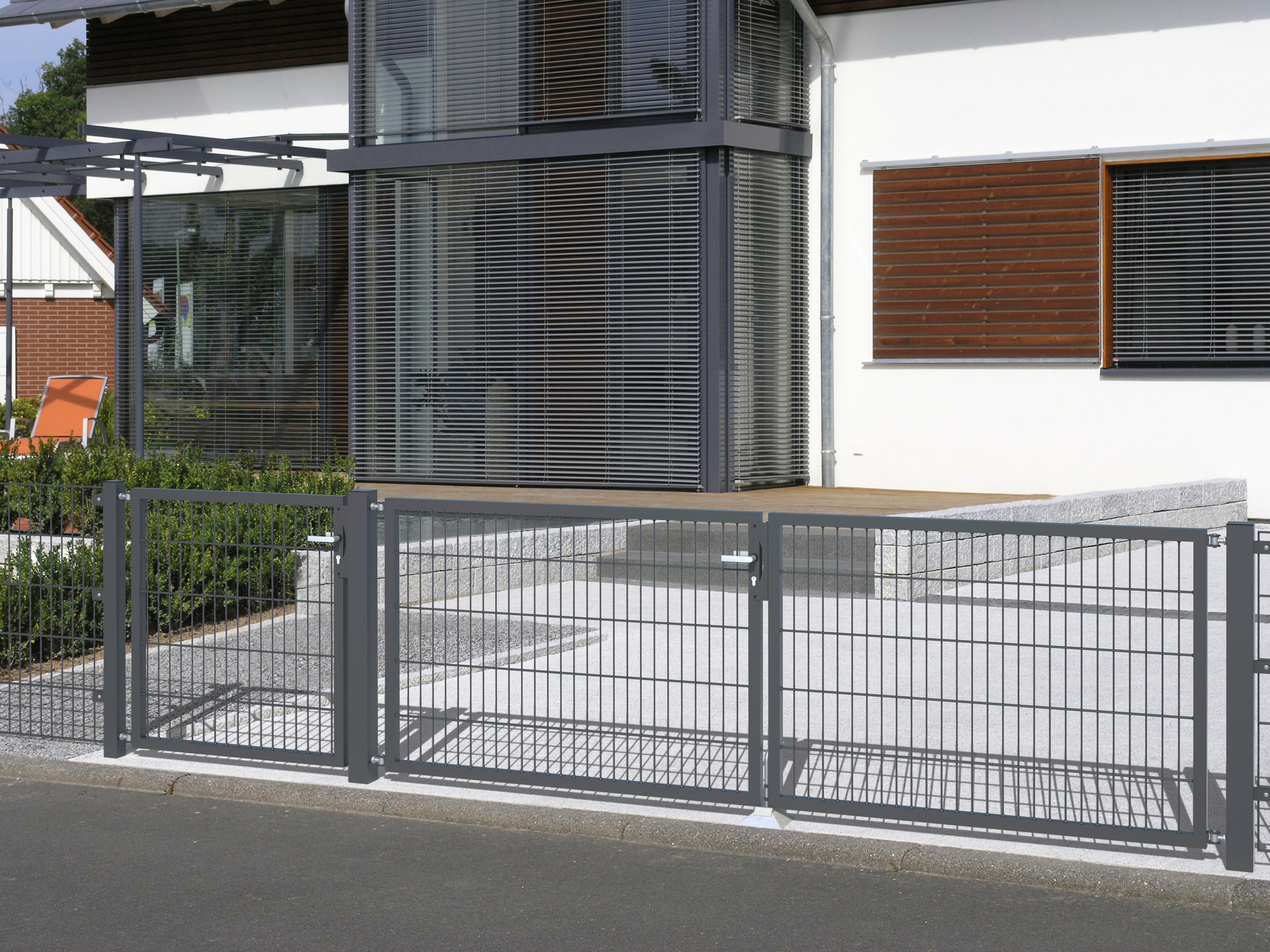 GAH Alberts Deur met dubbel hek Flexo 400 cm breed, in verschillende hoogten