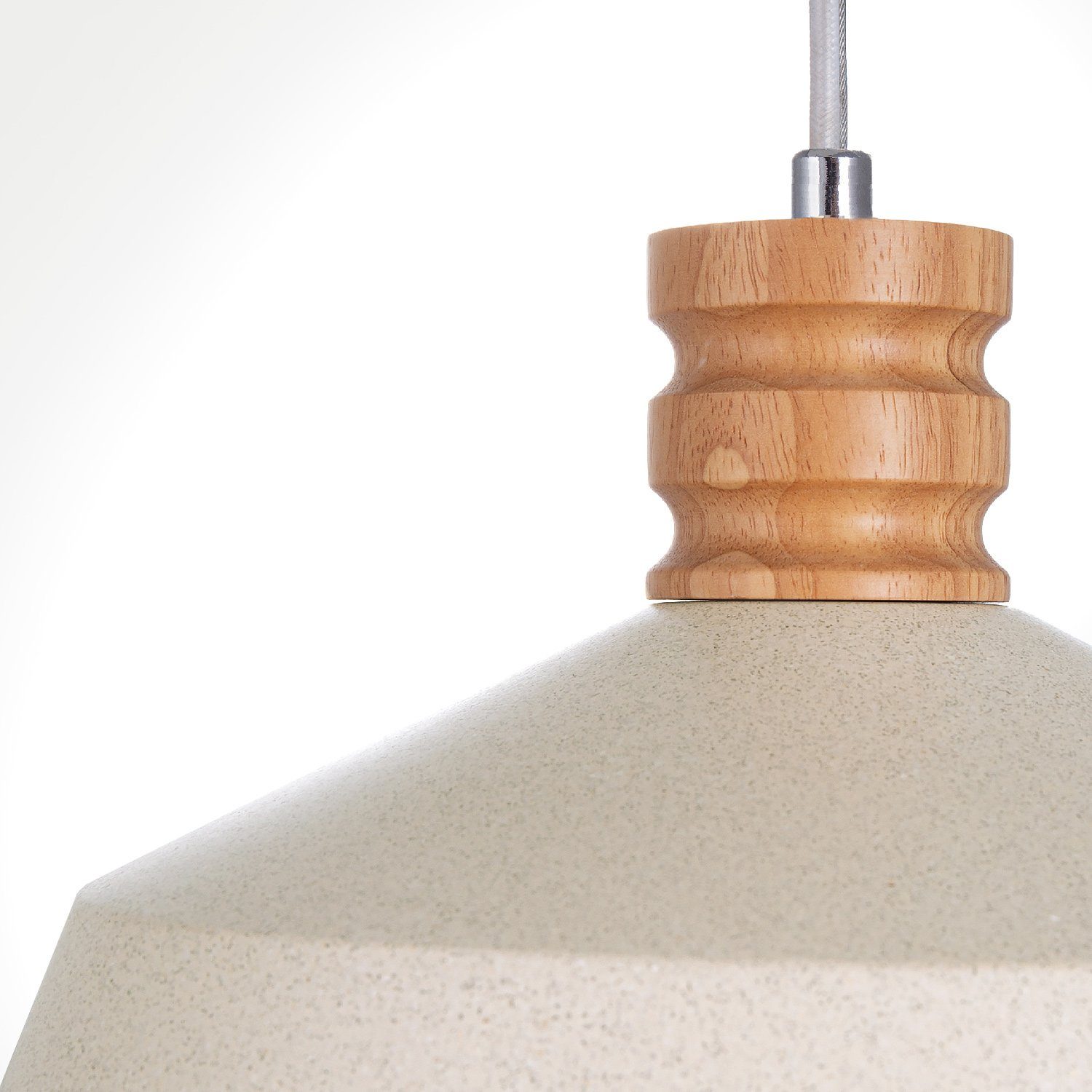 Paco Home Hanglamp Kotter Led, E27, lamp voor woonkamer eetkamer keuken, in hoogte verstelbaar