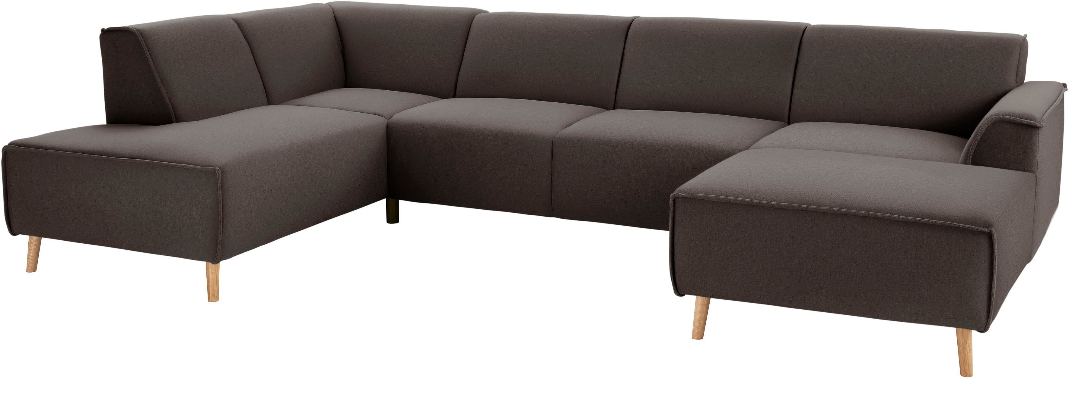 andas Zithoek Janek Scandic Design, elegant en tijdloos U-vorm met binnenvering en opstaande naad in scandinavisch design