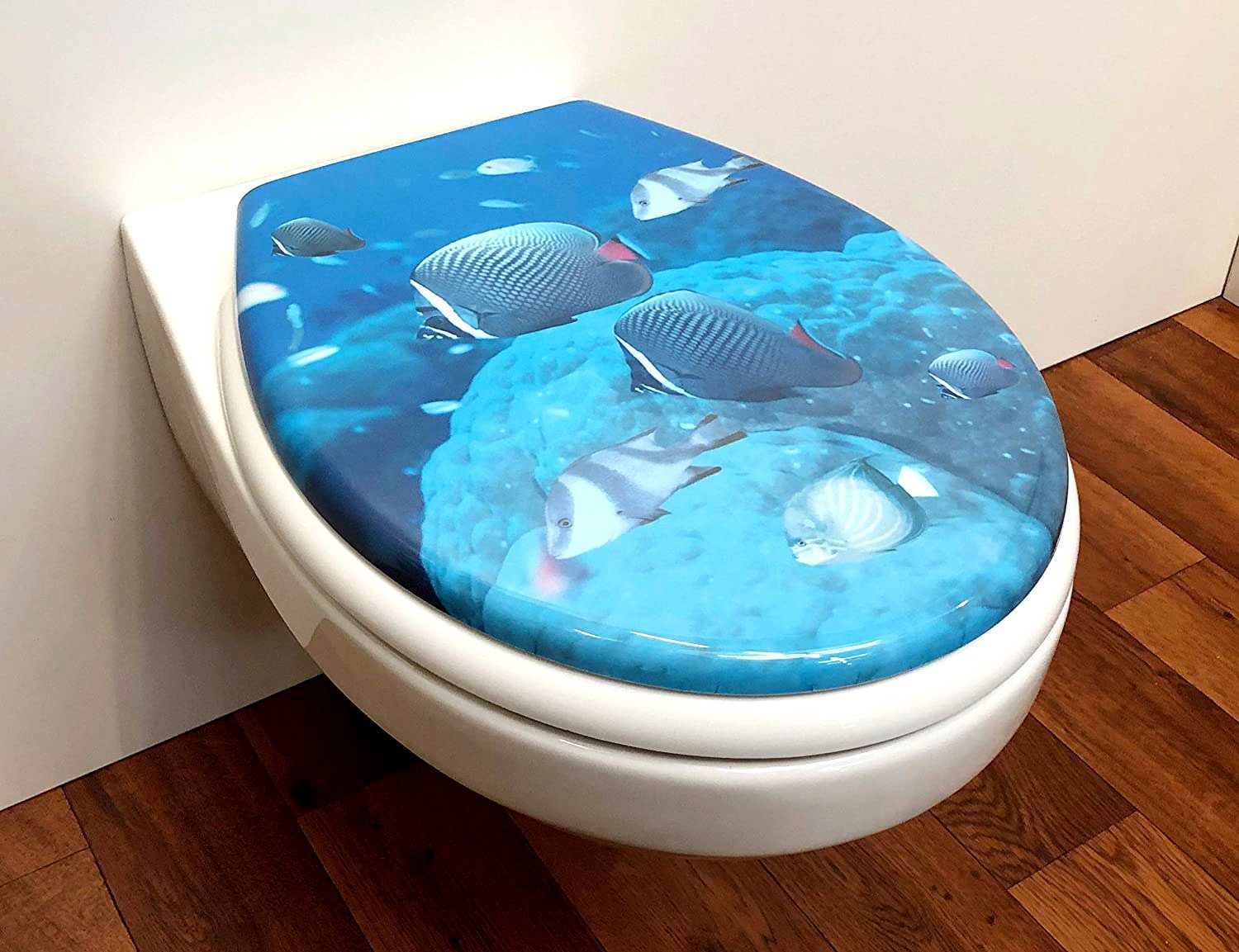 ADOB Toiletzitting Vis met soft-closemechanisme