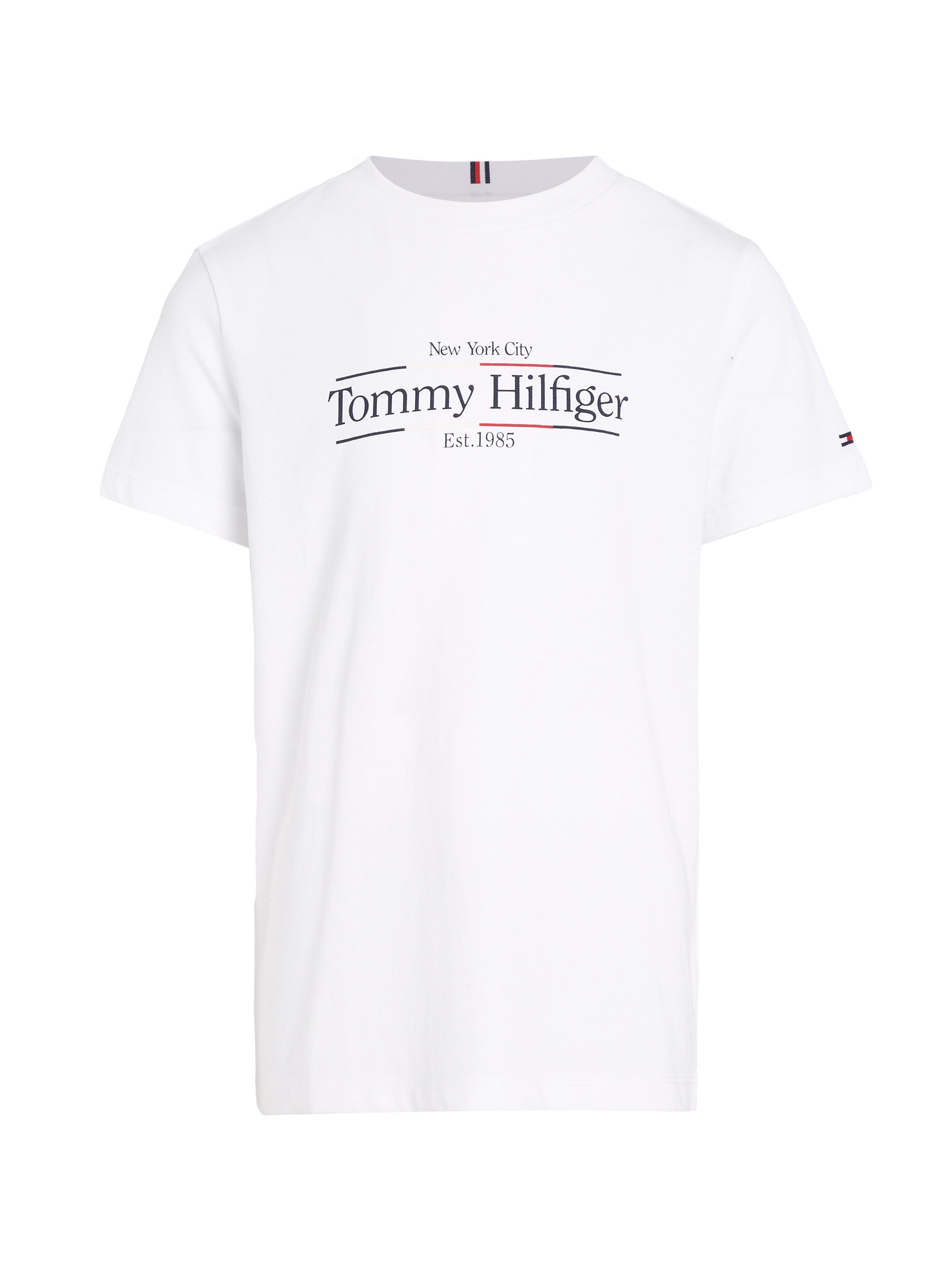 Tommy Hilfiger Shirt met korte mouwen ICON PRINT REGULAR TEE SS Kinderen tot 16 jaar met logo-opdruk