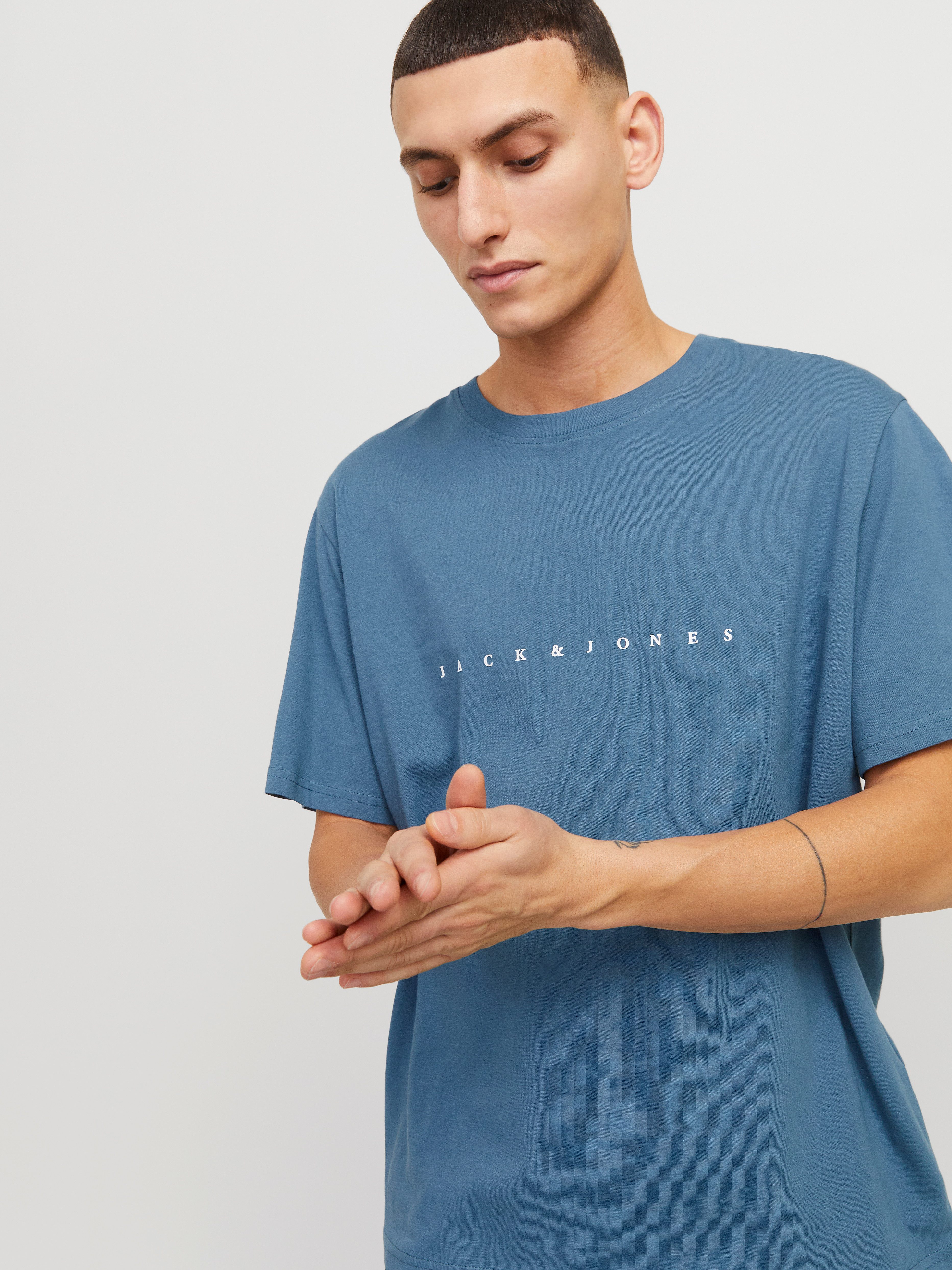 Jack & Jones Shirt met ronde hals JJESTAR JJ TEE SS NOOS