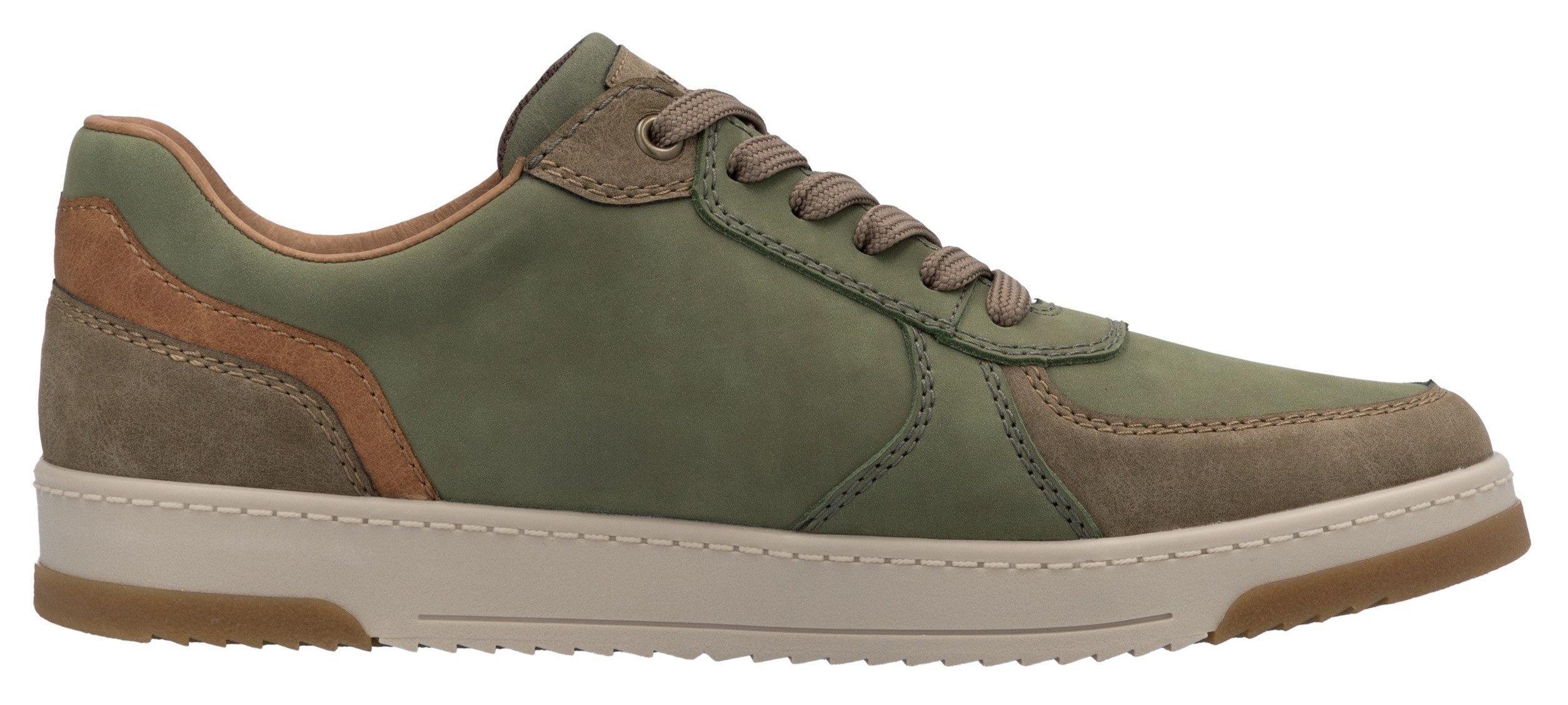 Rieker Sneakers , vrijetijdsschoen, halfschoen, veterschoen met gepolsterde schacht